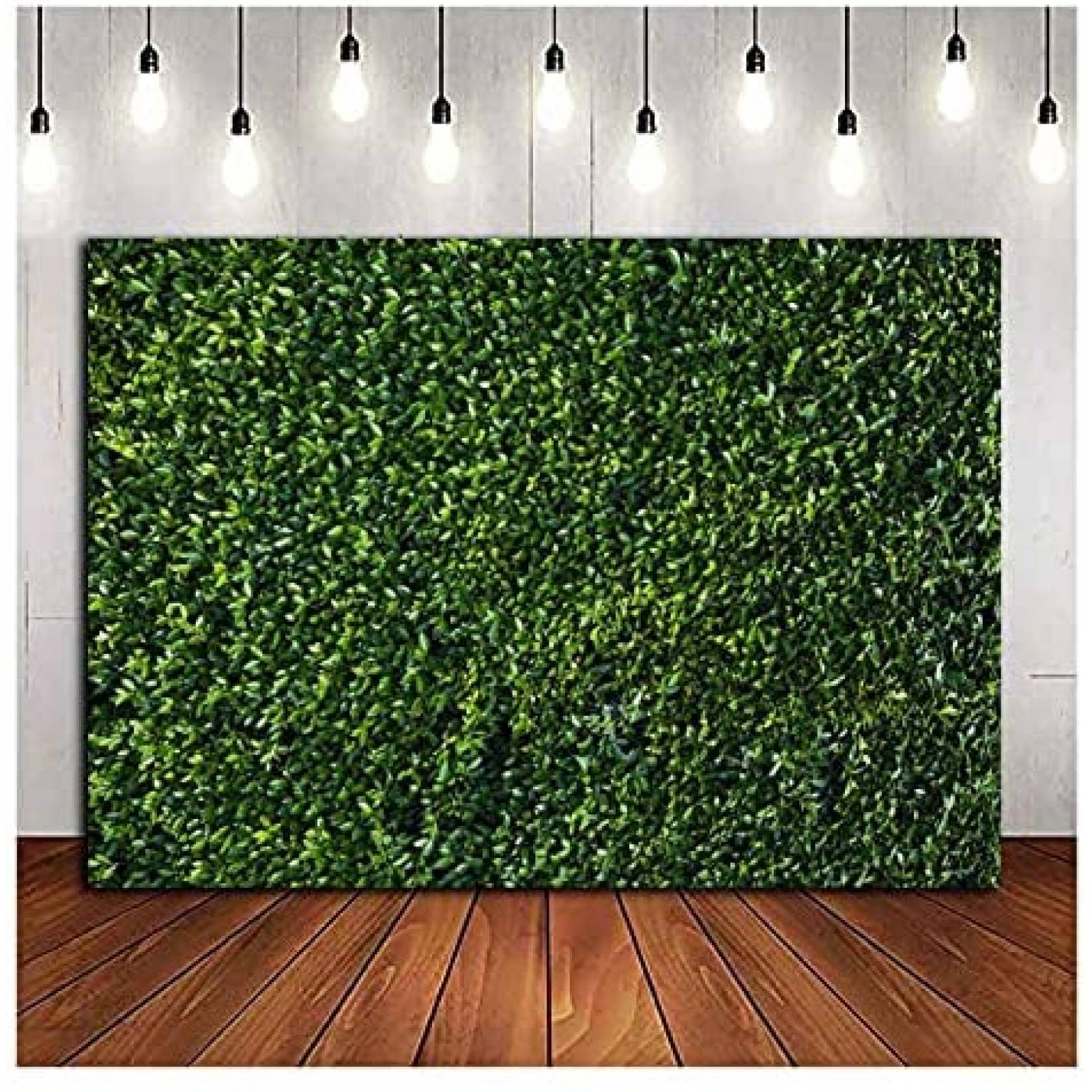 Fondo de Fotografia Qian de 7x5 Pies -Naturaleza Verde