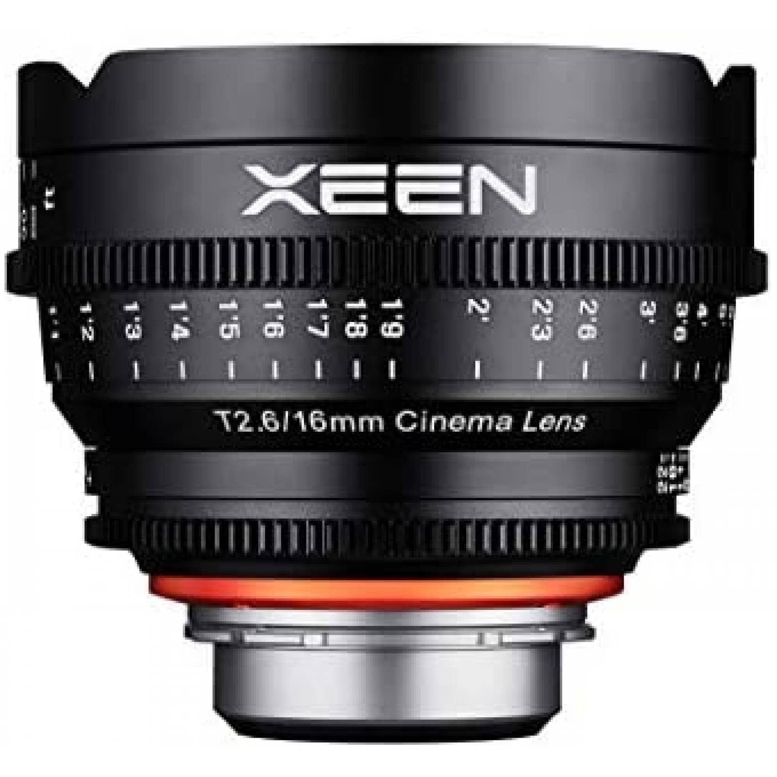 Lente de camara Rokinon xeen 16 mm T2.6 Professional