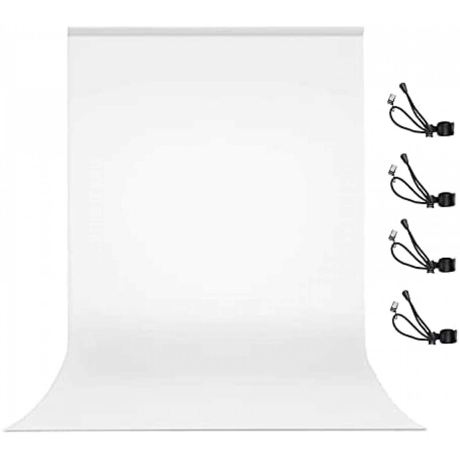 Fondo para fotografia profesional RUIFUTU 6.5x10ft -Blanco