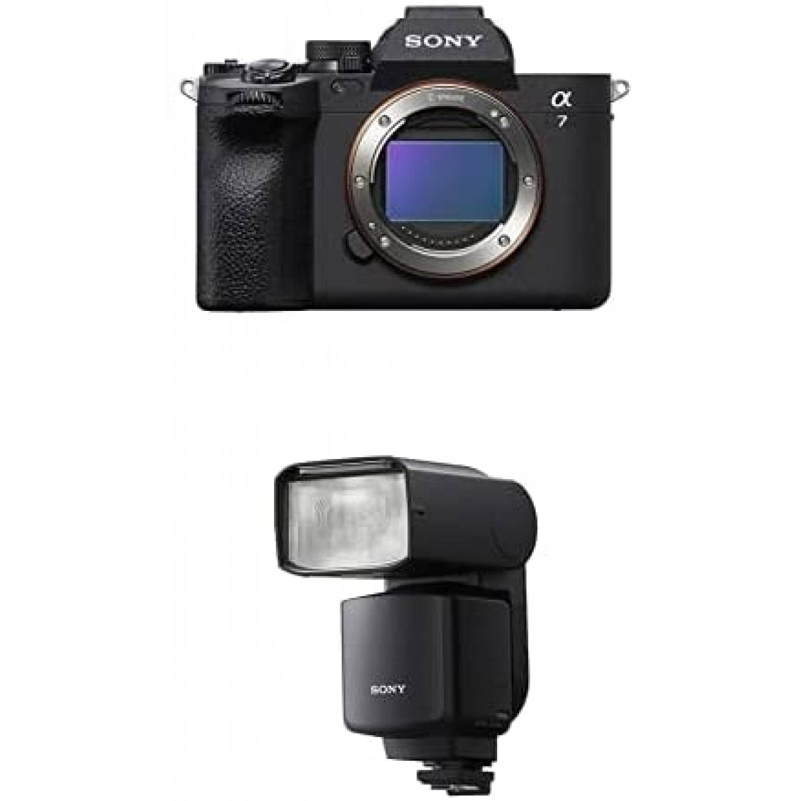 Cuerpo de Camara Sony Alpha 7 IV con Flash Inalambrico Negro