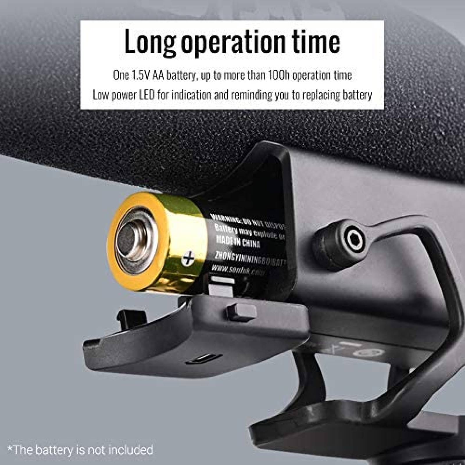 Microfono Condensador TAKSTAR SGC-600 de Videocamara -Negro