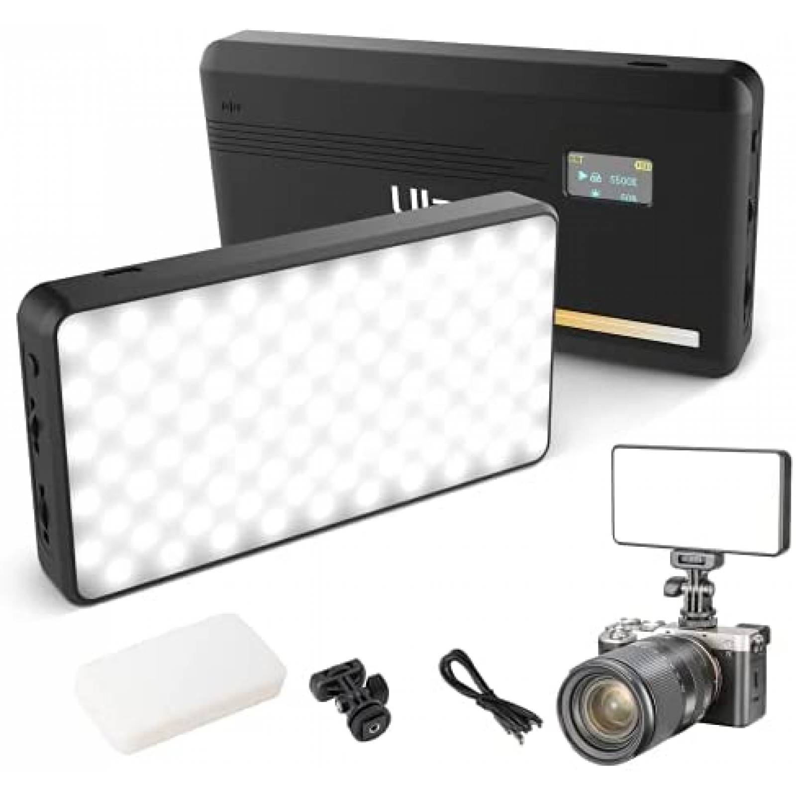 Panel de Luz LED ULANZI VL200 2500-9000K Bi Color -Negro