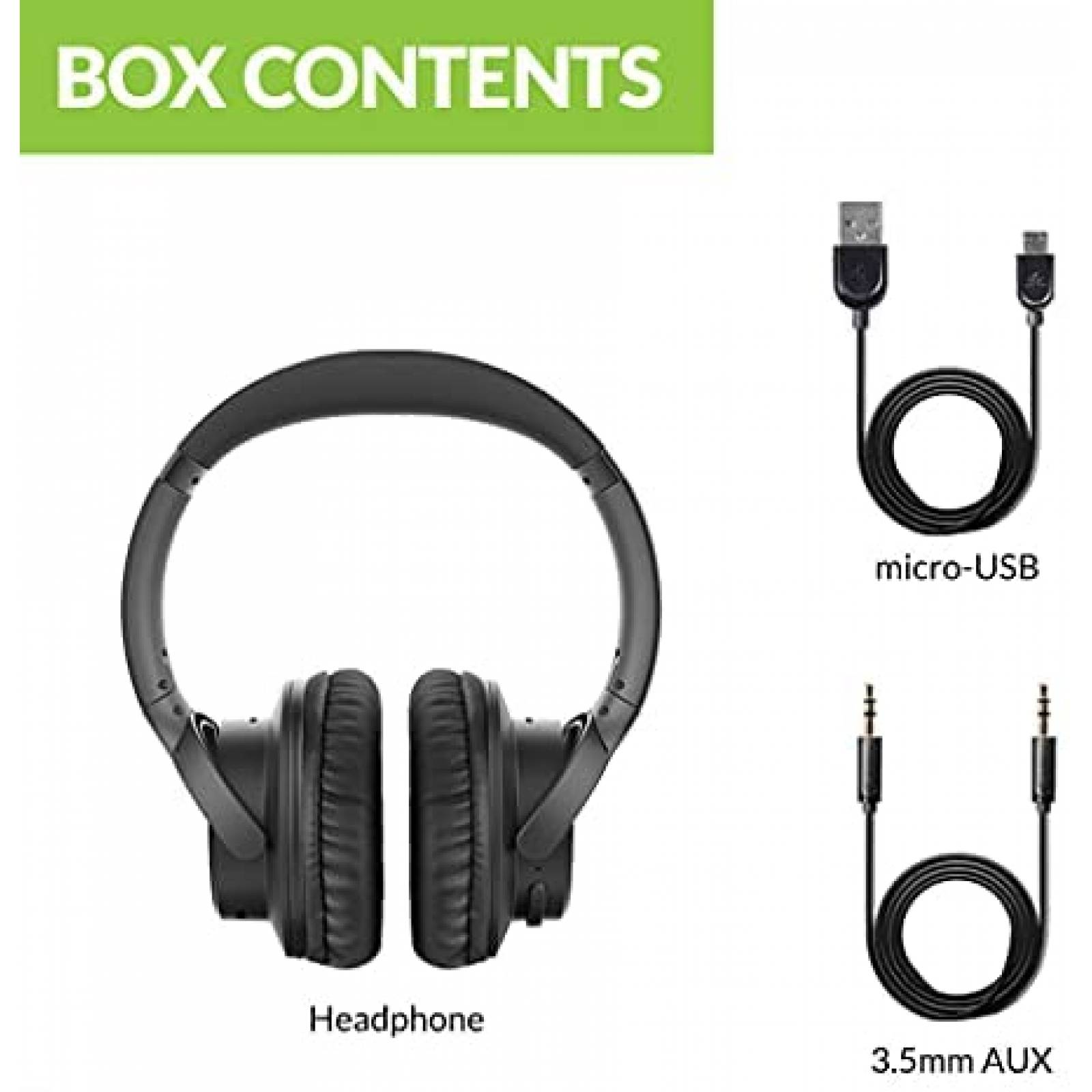 Audifonos inalambricos Avantree AS50 35 hrs bateria -Negro