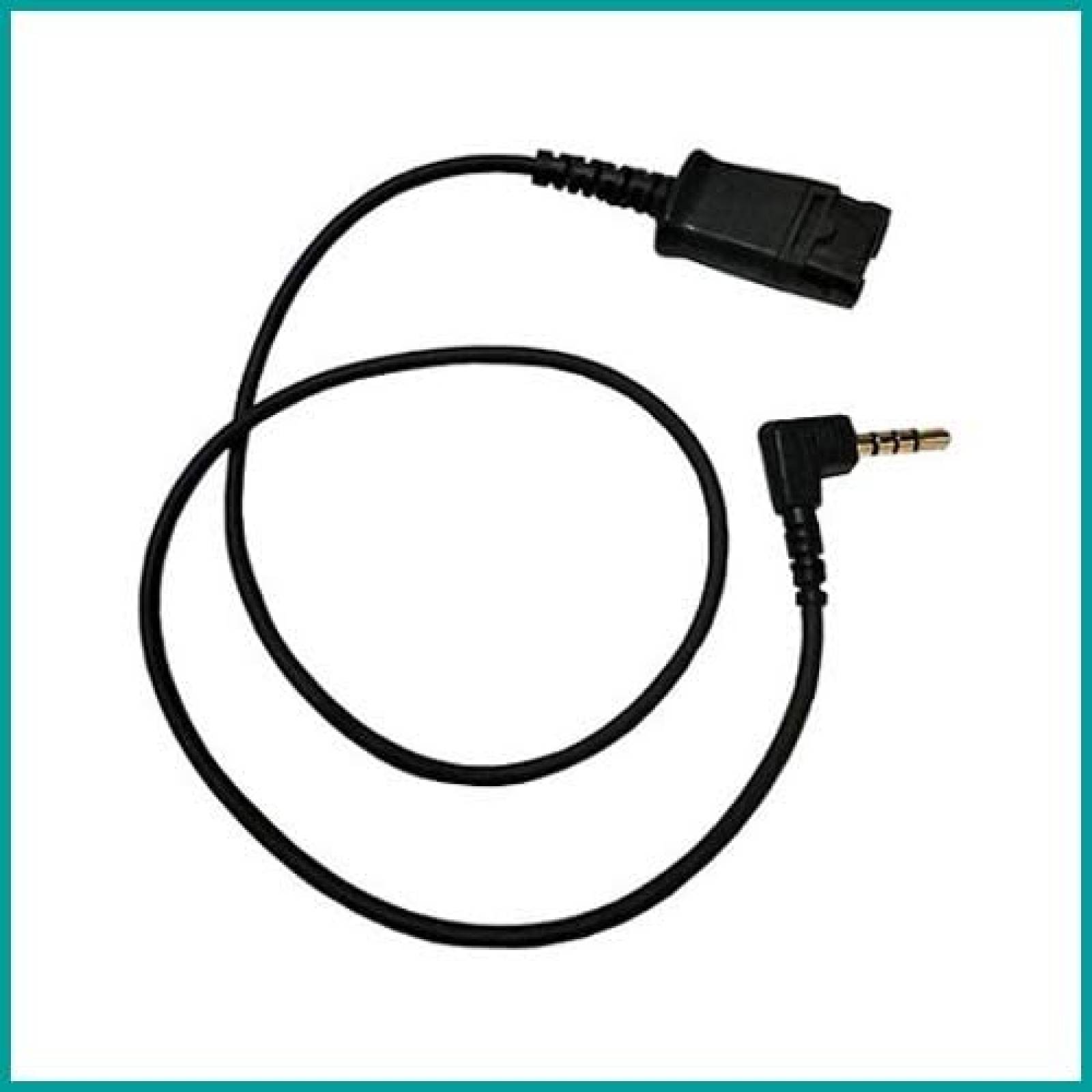 Diadema con microfono Avaya alambrico 3.5mm -Negro