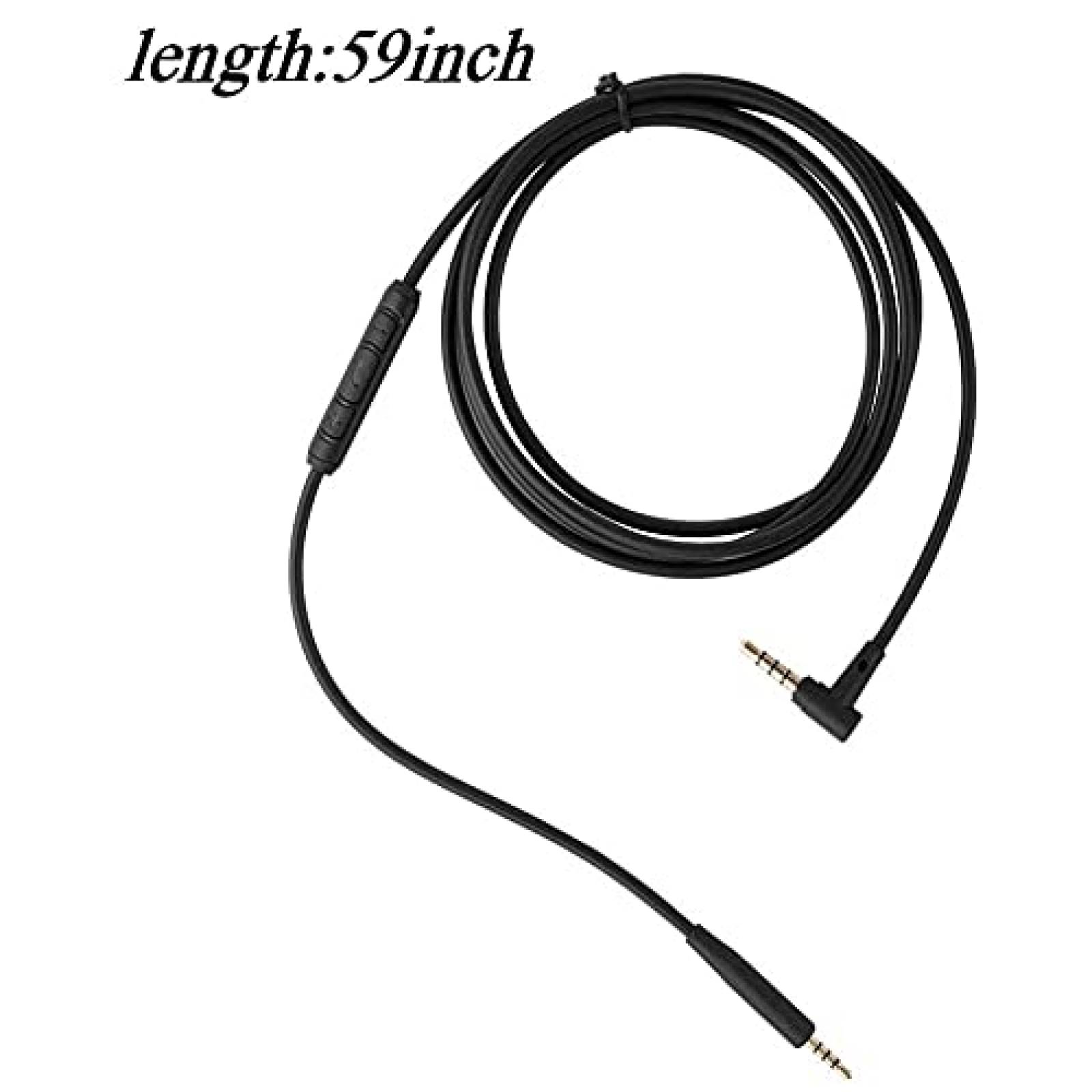 Cable para Bose QuietComfort BINGLE 3.5 a 2.5mm -Negro