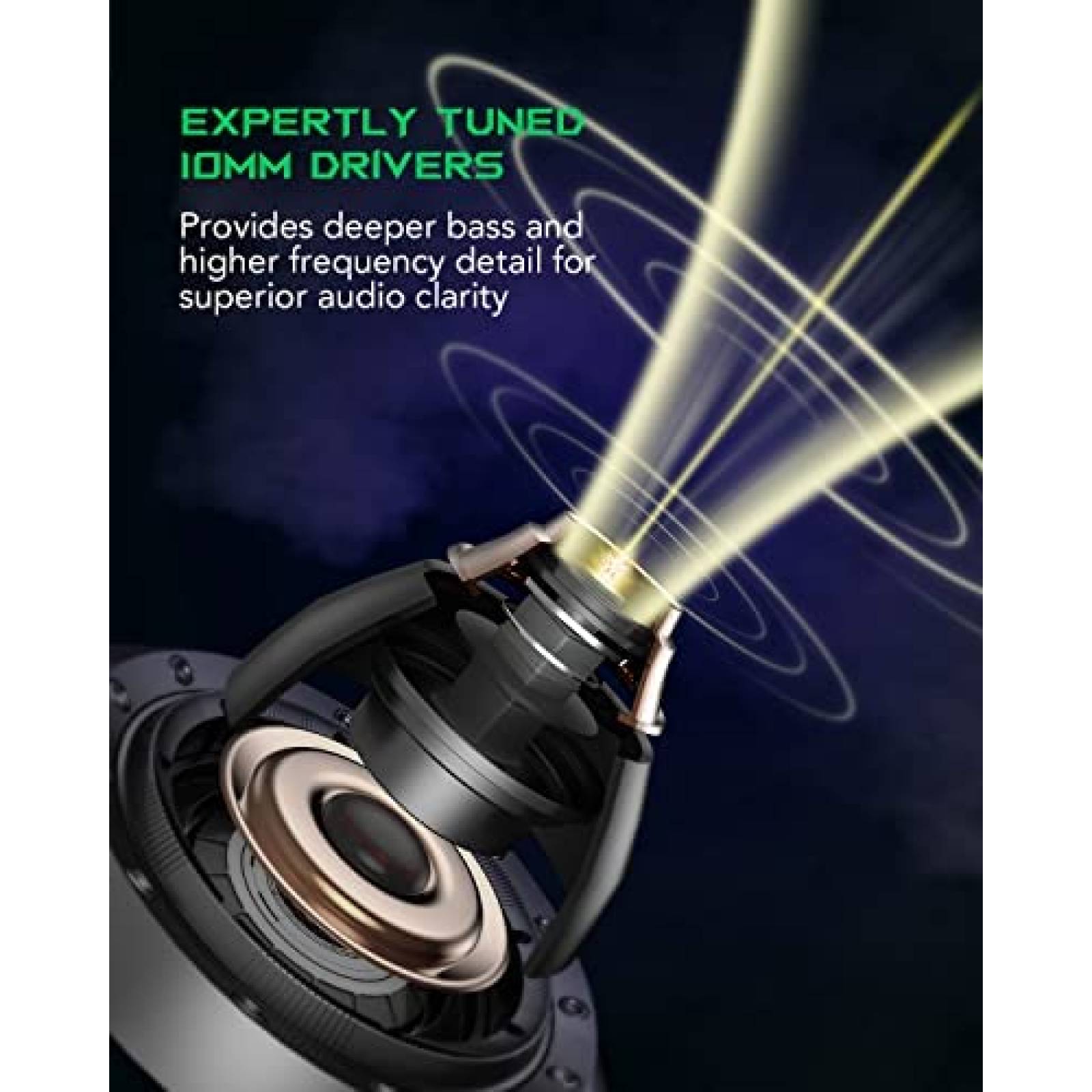 Audifonos Black Shark Lucifer T2 Inalambrico 20H -Negro