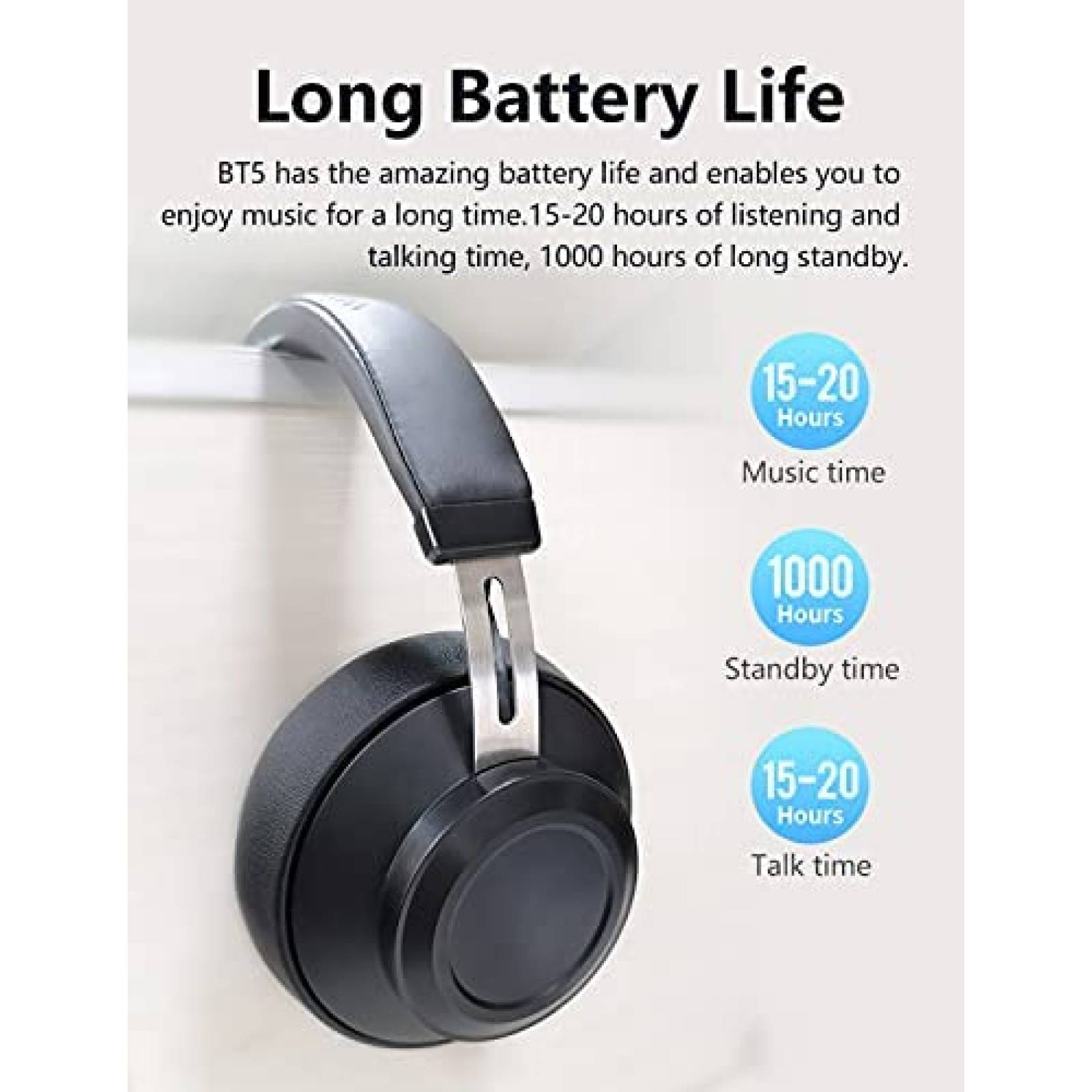 Audifonos Inalambricos Bluedio BT5 Incluye Cable Cargador