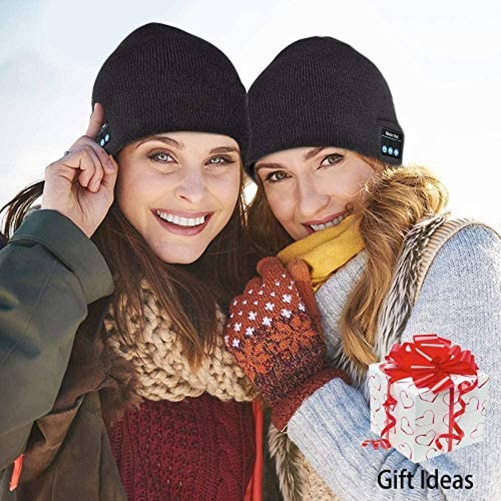 Gorro con Audifonos Bluetooth BULYPAZY Unisex -Negro