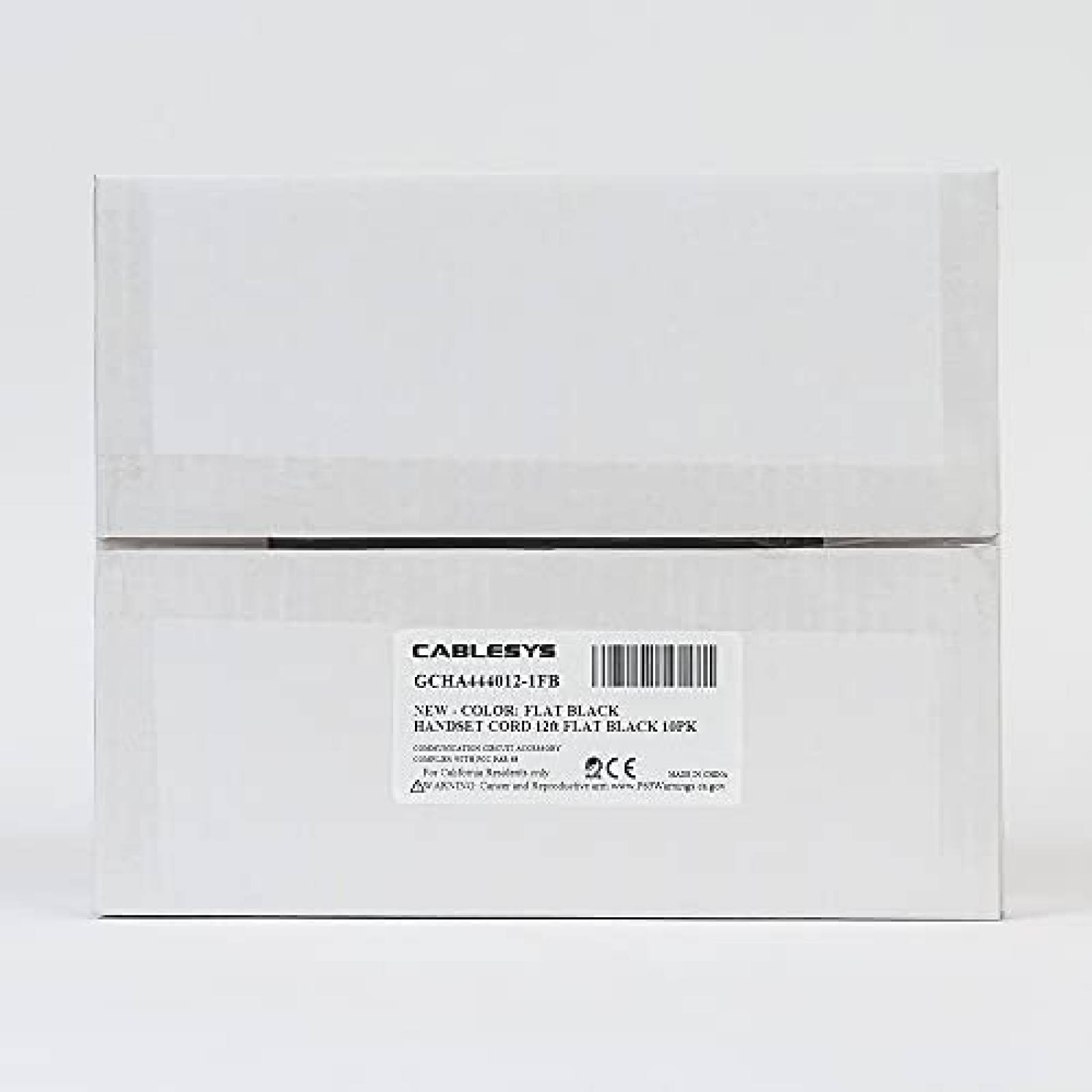 Pack cable trenzado para telefono Cablesys x10 -Negro