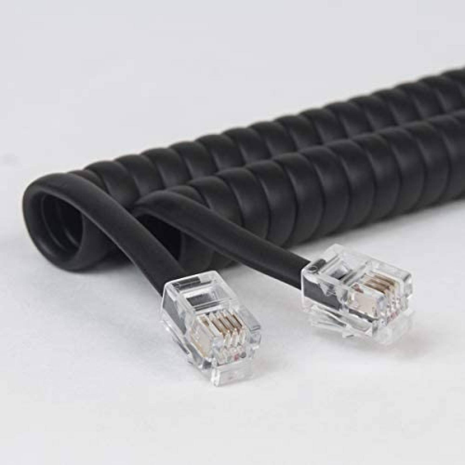 Pack cable trenzado para telefono Cablesys x10 -Negro