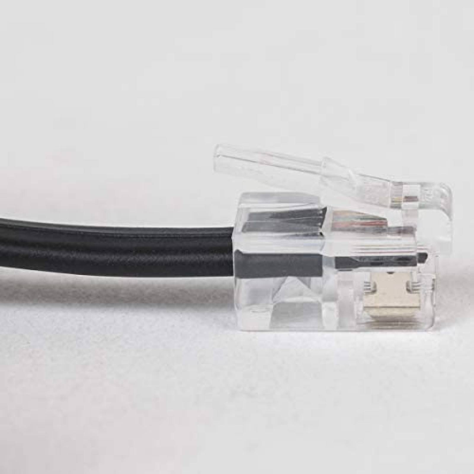 Pack cable trenzado para telefono Cablesys x10 -Negro