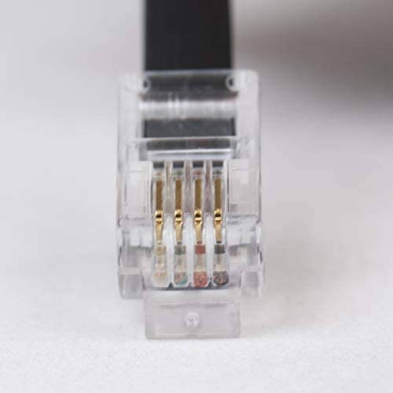 Pack cable trenzado para telefono Cablesys x10 -Negro