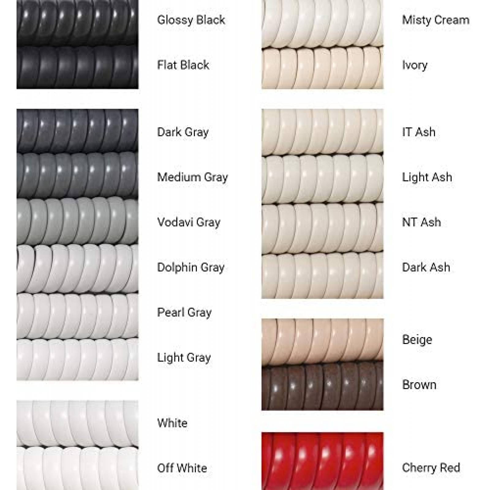 Pack cable trenzado para telefono Cablesys x10 -Negro