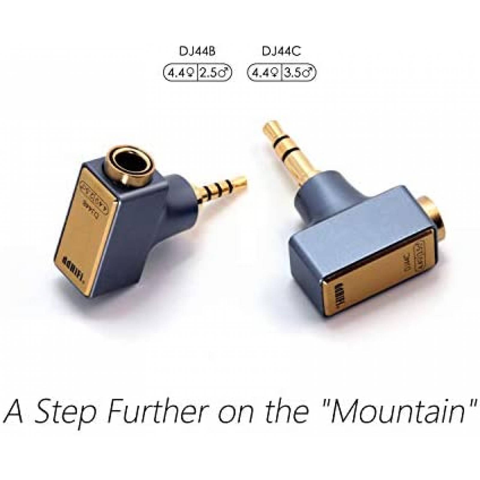 Conversor Audio DD DJ44C 2 Aluminio 4.4mm Balanceado -Dorado