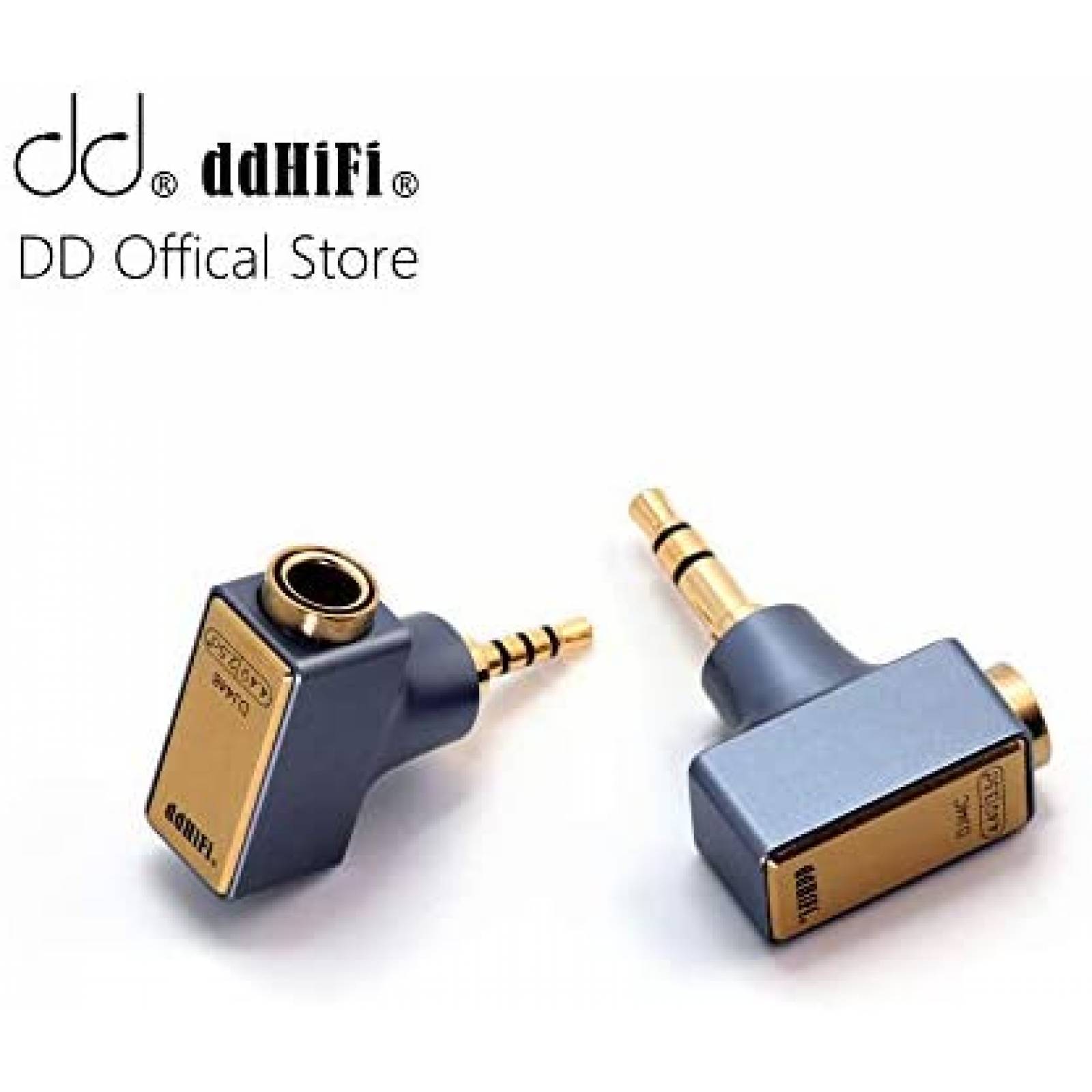 Conversor Audio DD DJ44C 2 Aluminio 4.4mm Balanceado -Dorado