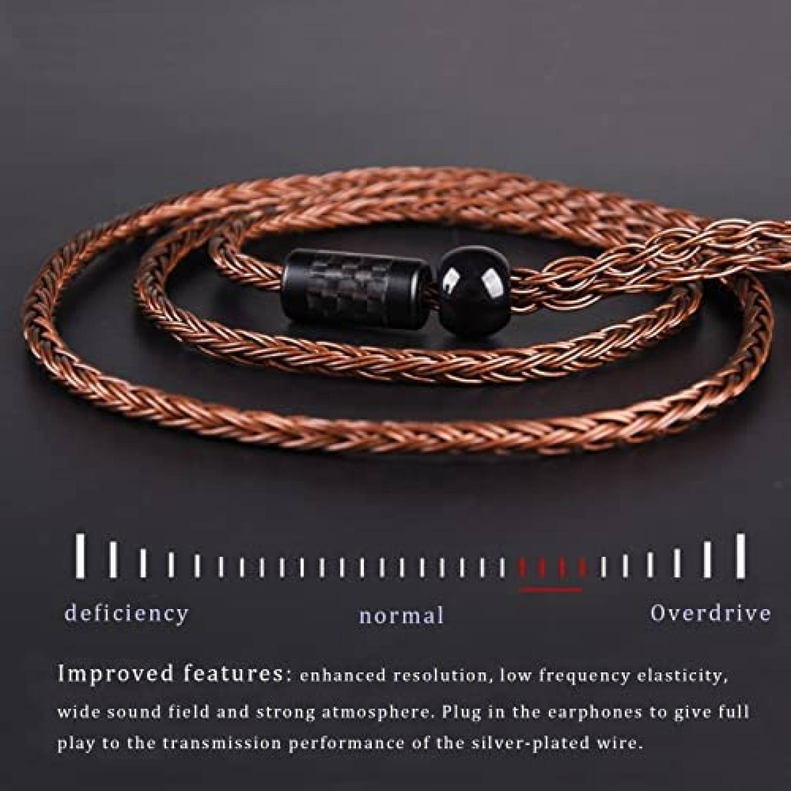 Cable de Audio FEDAI de Jack 4.4mm a 2 MMCX -Cobre