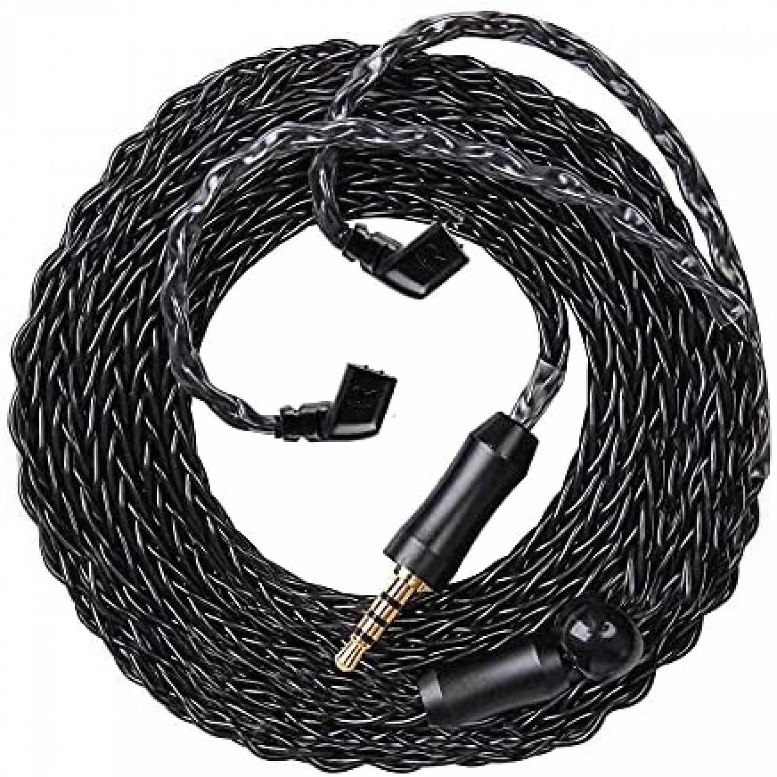 Cable de Audio FEDAI para Audifonos QDC Tipo C -Negro