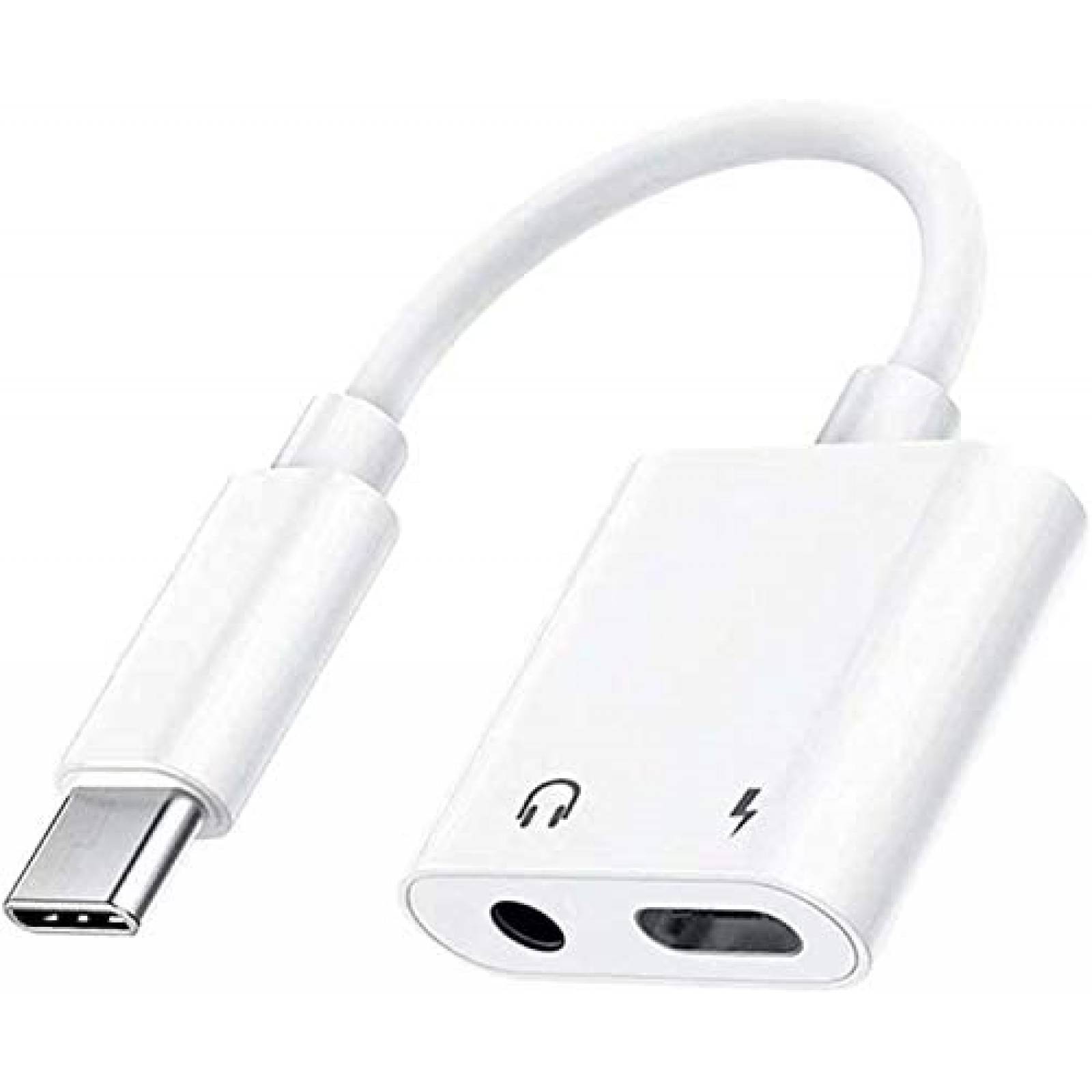 Adaptador de audio Gikko para auriculares con conector USB C