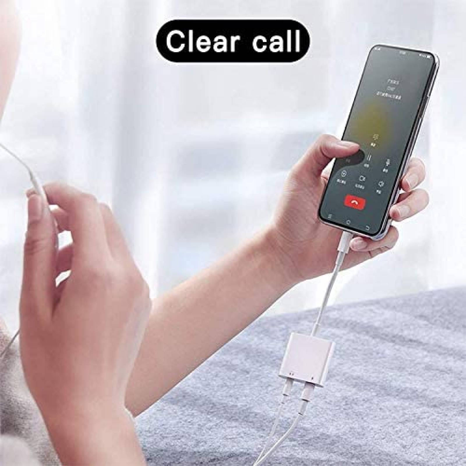 Adaptador de audio Gikko para auriculares con conector USB C