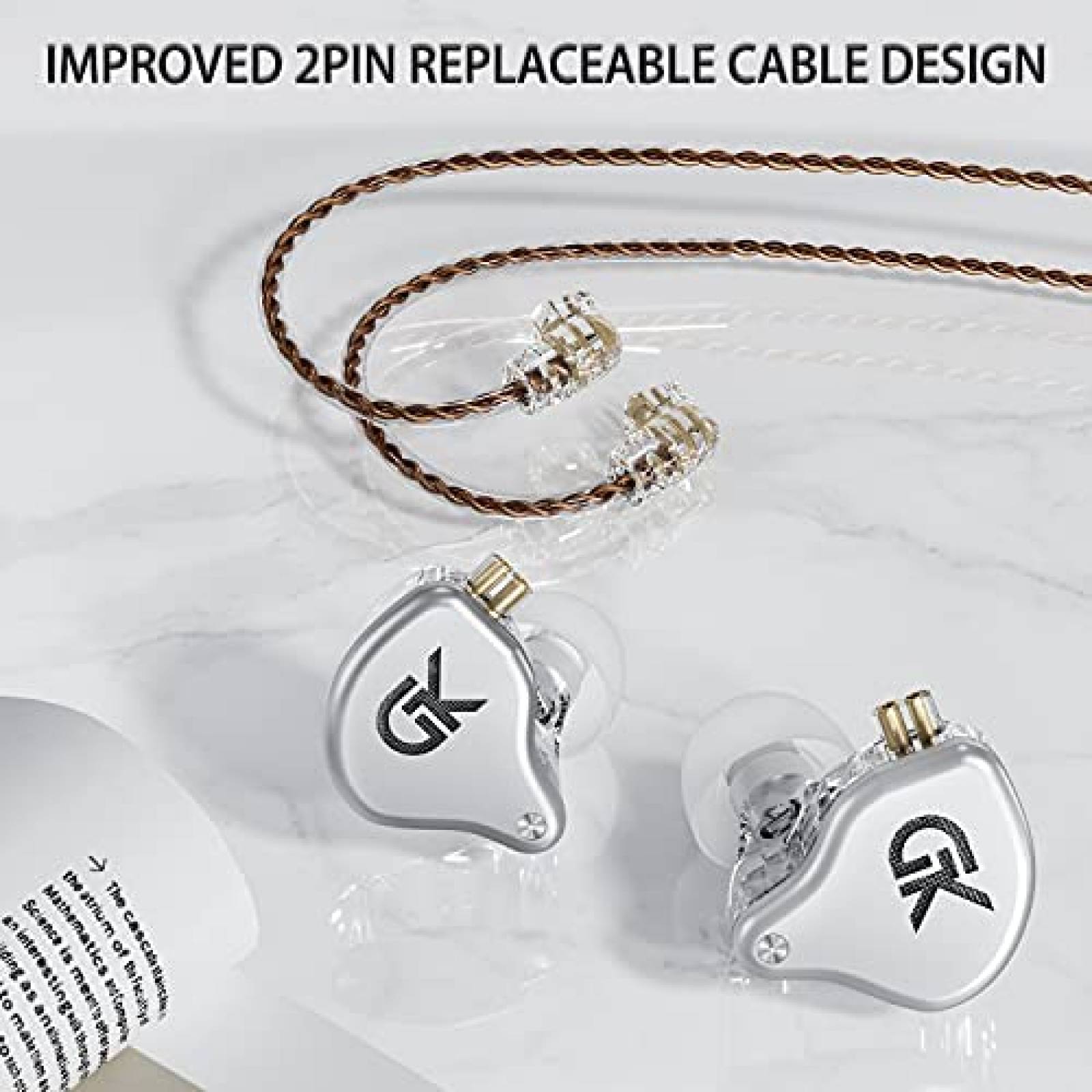 Audifonos Hifi GK GS10 Sin Microfono de Sonido Stereo -Plata