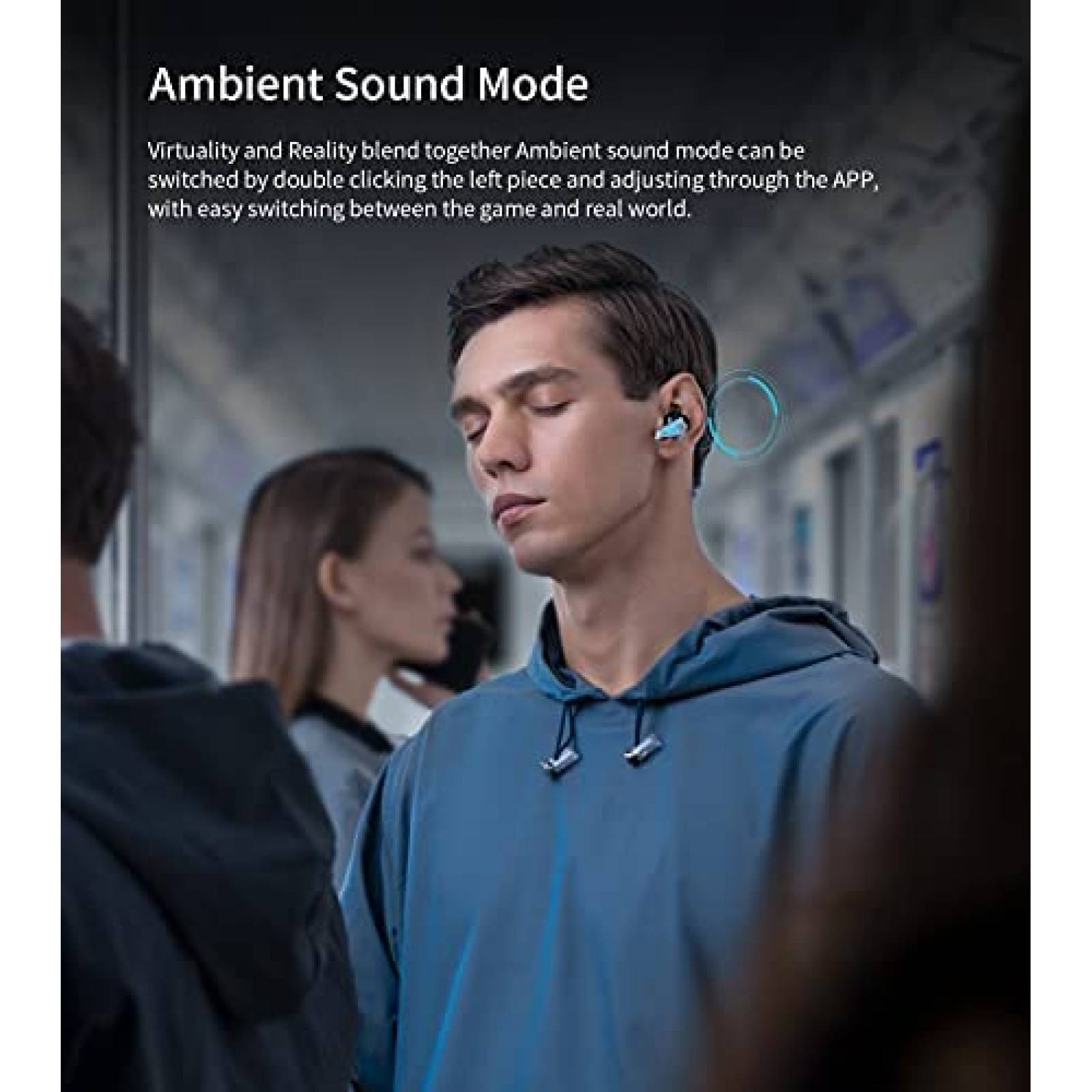 Auriculares HECATE GX07 Inalambricos Con Cancelacion Ruido