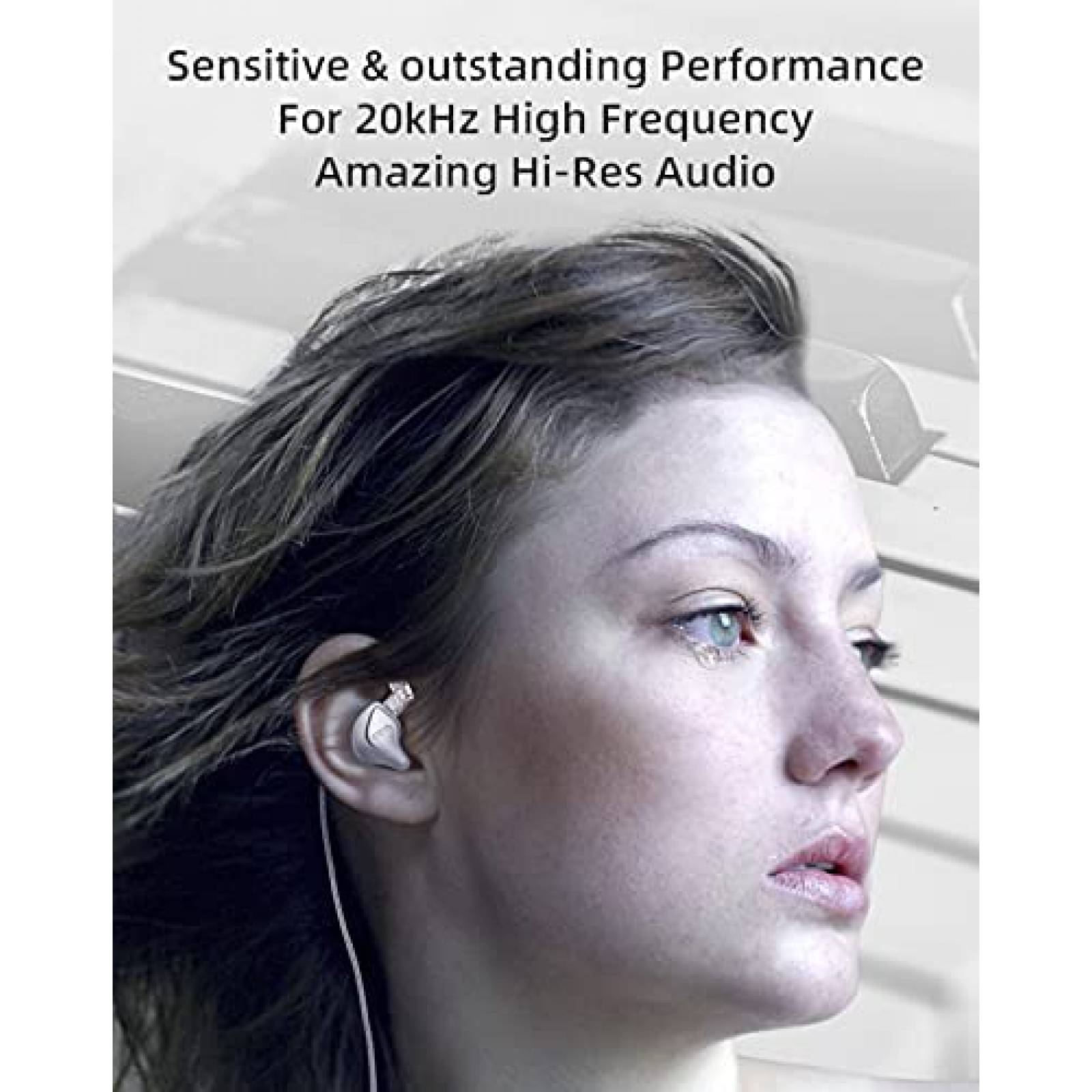 Auriculares Dinamicos HIFIHEAR con Jack 3.5mm -Plata