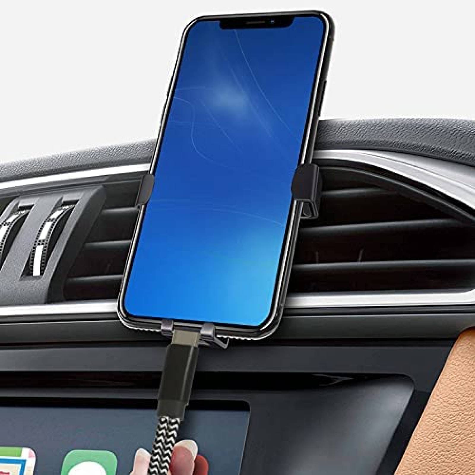 Cable USB C a doble USB C hembra HLDInie -Blanco/negro