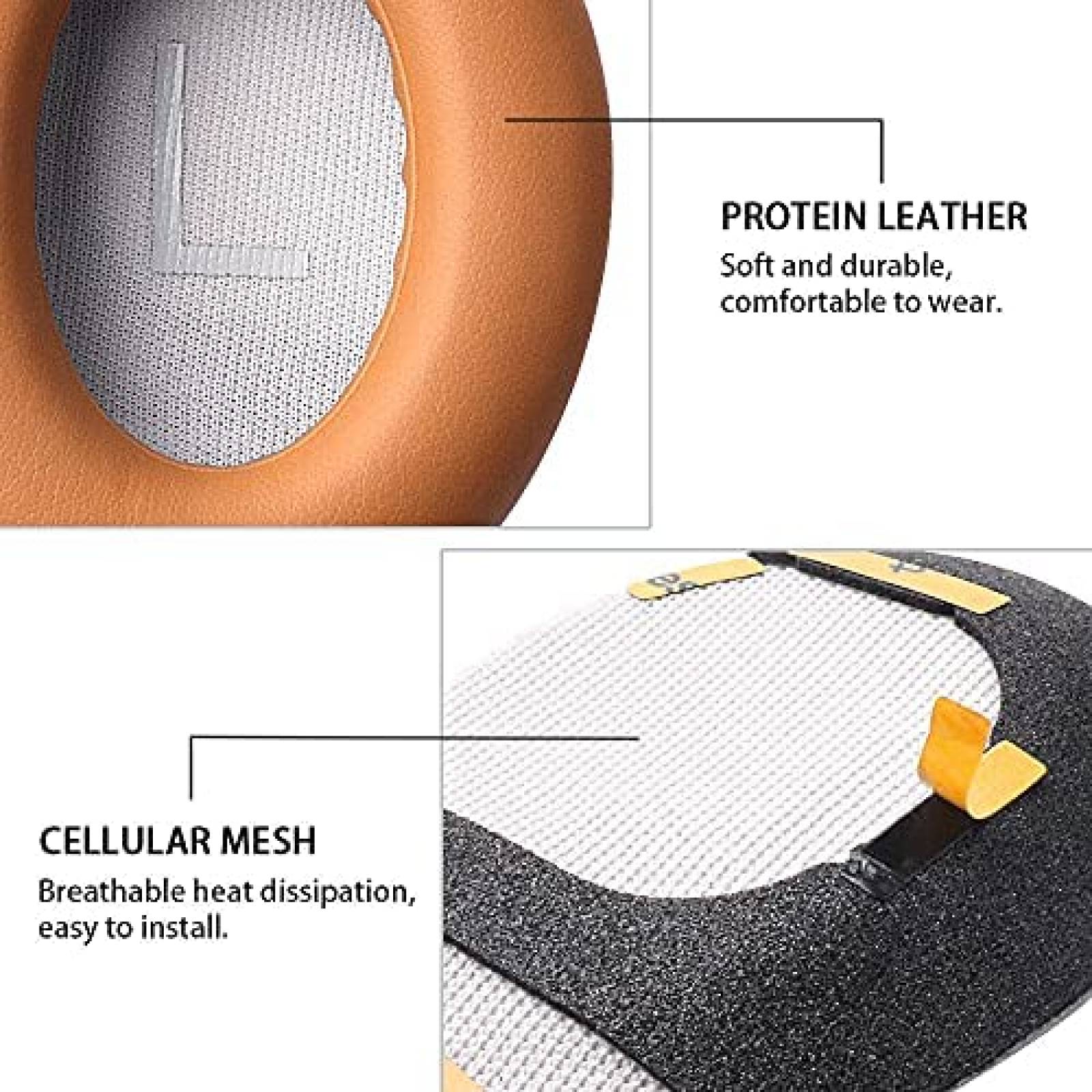 Almohadillas HUYUN para Bose 700 NCH700 NC700 -Caqui