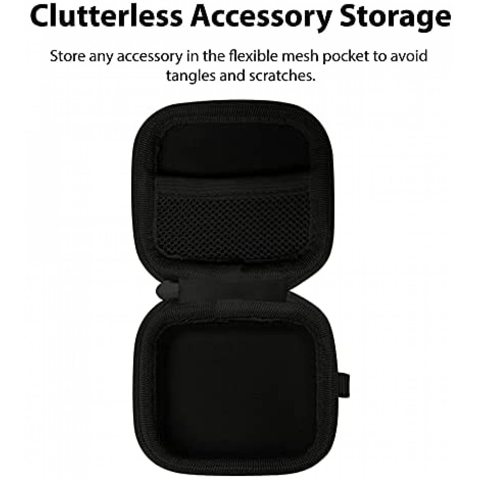 Estuche iLuv de Zipper con Llavero para Audifonos -Negro