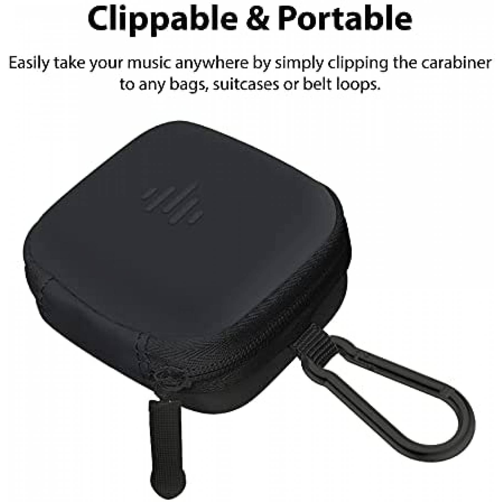 Estuche iLuv de Zipper con Llavero para Audifonos -Negro