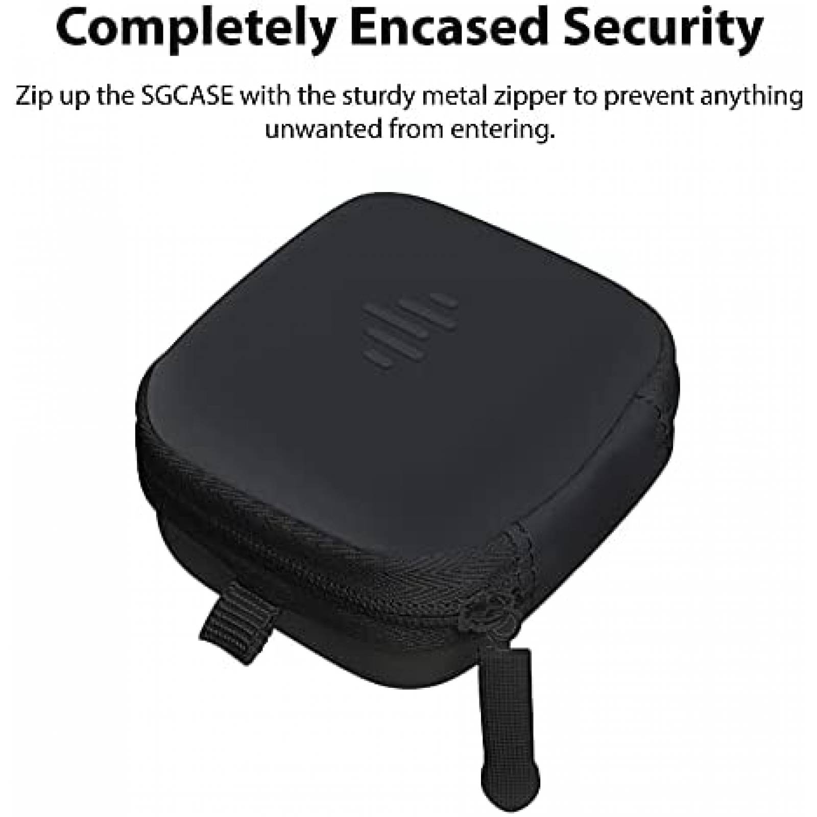 Estuche iLuv de Zipper con Llavero para Audifonos -Negro