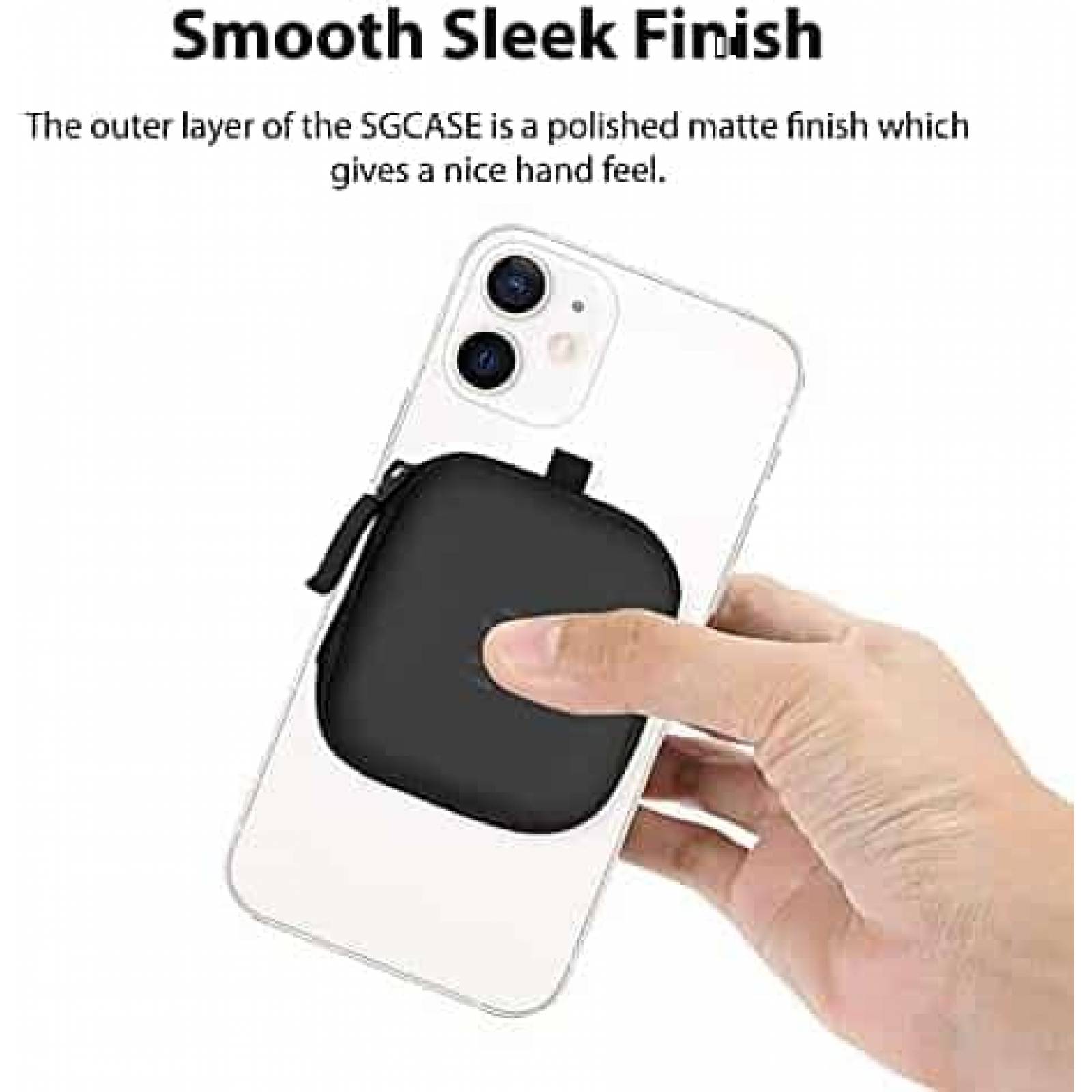 Estuche iLuv de Zipper con Llavero para Audifonos -Negro