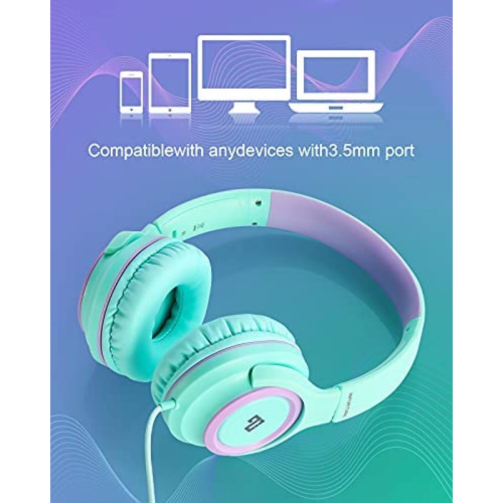 Audifonos INFURTURE Para Nios Conector 3.5mm -Azul