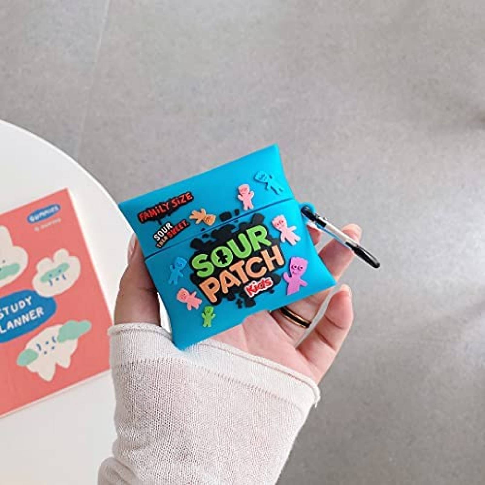 Funda Beats Studio Buds JIAQILI Sour patch silicon -Colorido