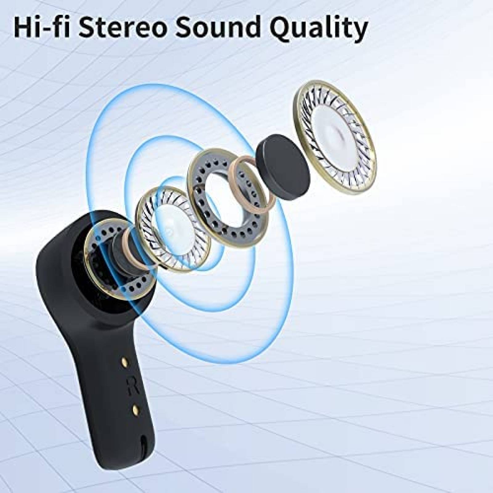 Auriculares JIBEILA S28 Impermeables Bluetooth -Negro