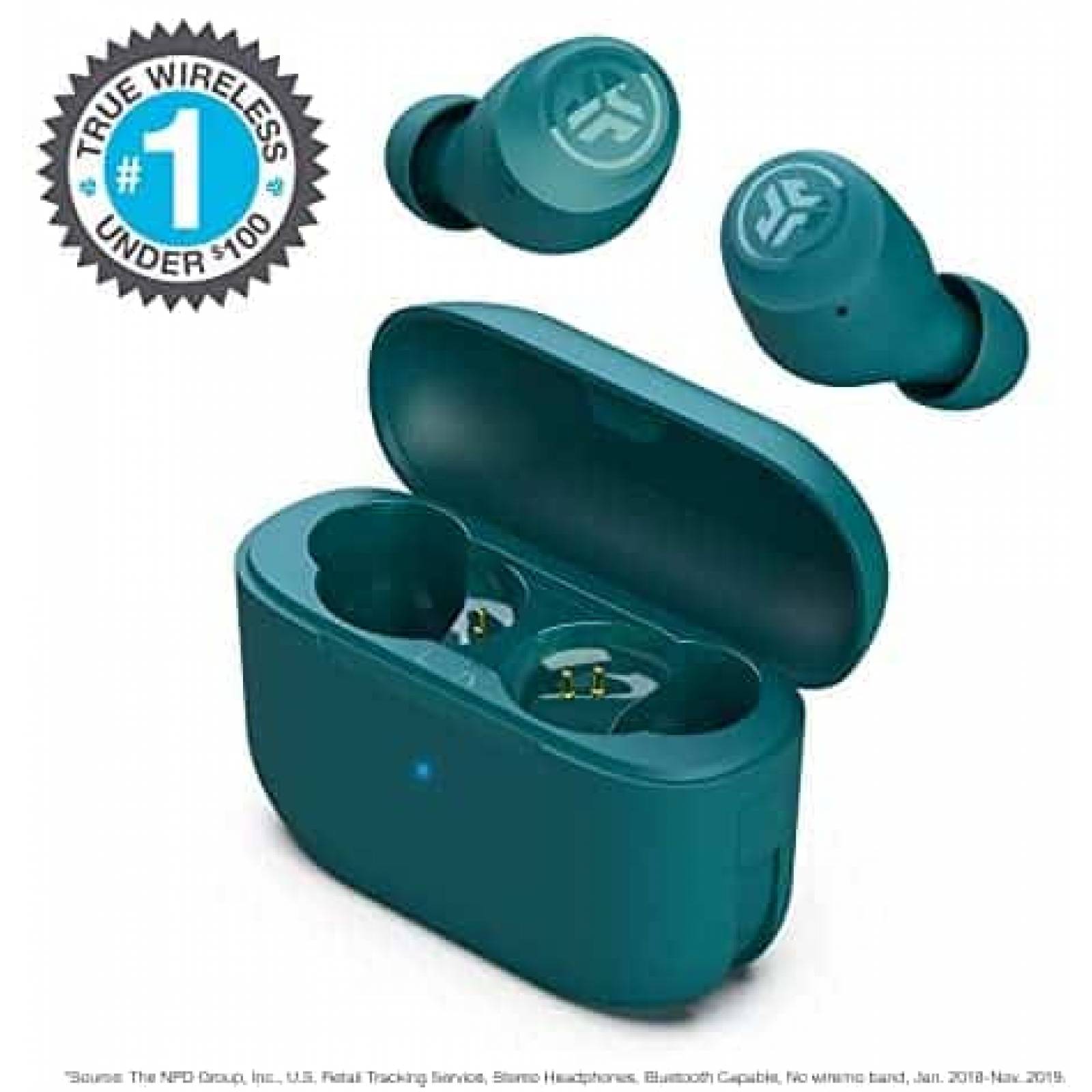 Audifonos inalambricos JLab Go air pop contra agua -Azul