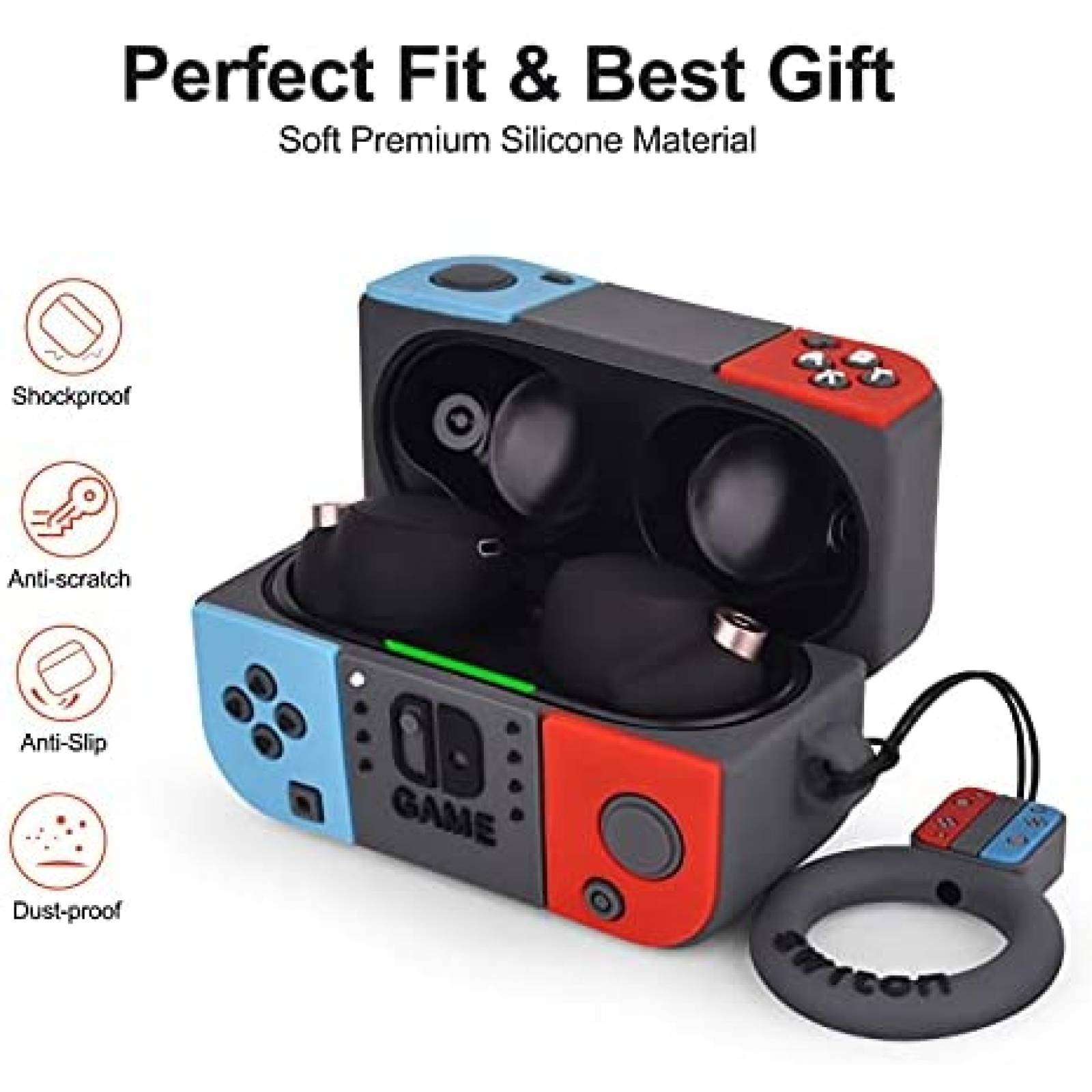 Funda KOREDA Switch Compatible Con Sony WF-1000XM4 -Gris