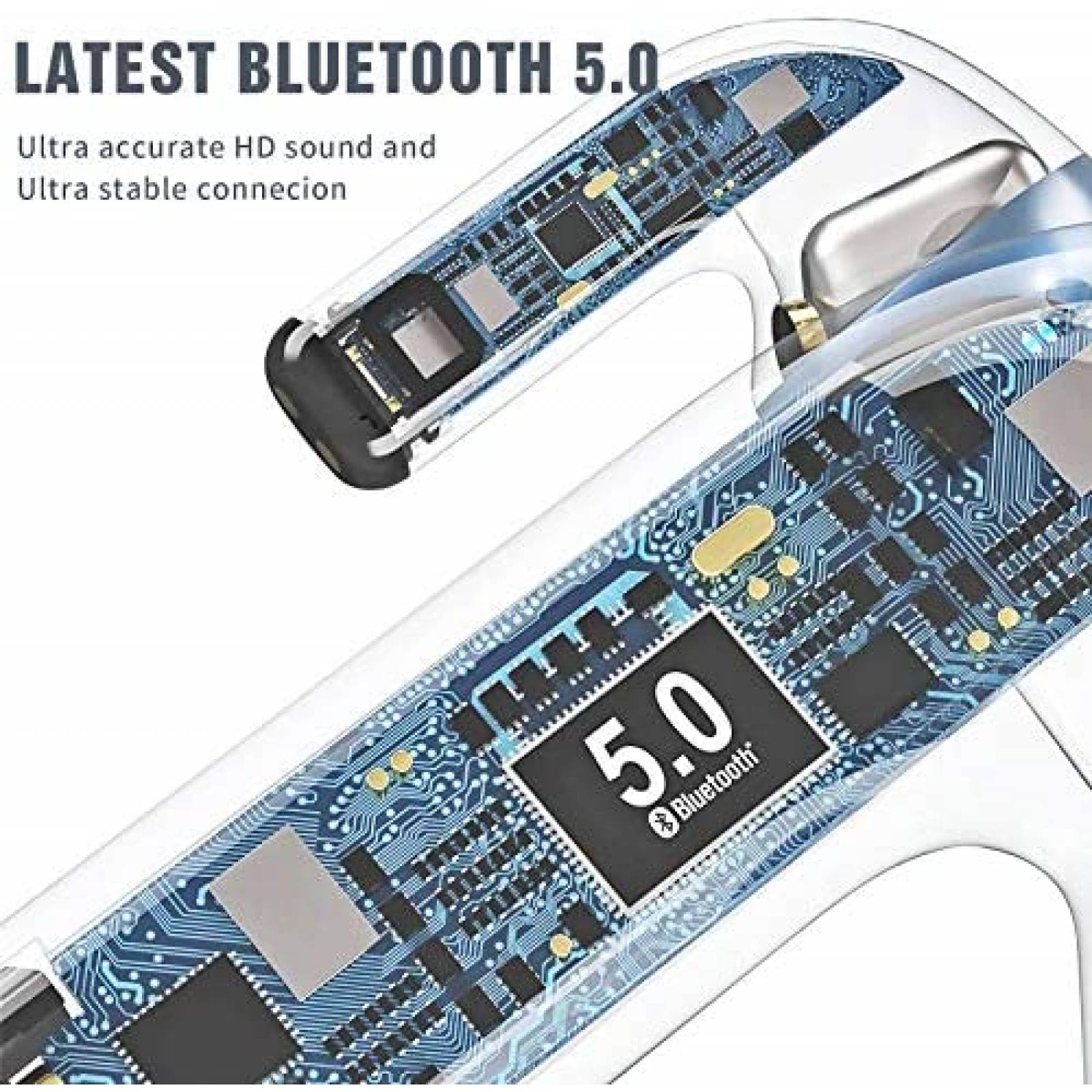 Paquete Audifonos Inalambricos Kurdene P3-02 Bluetooth 5.0