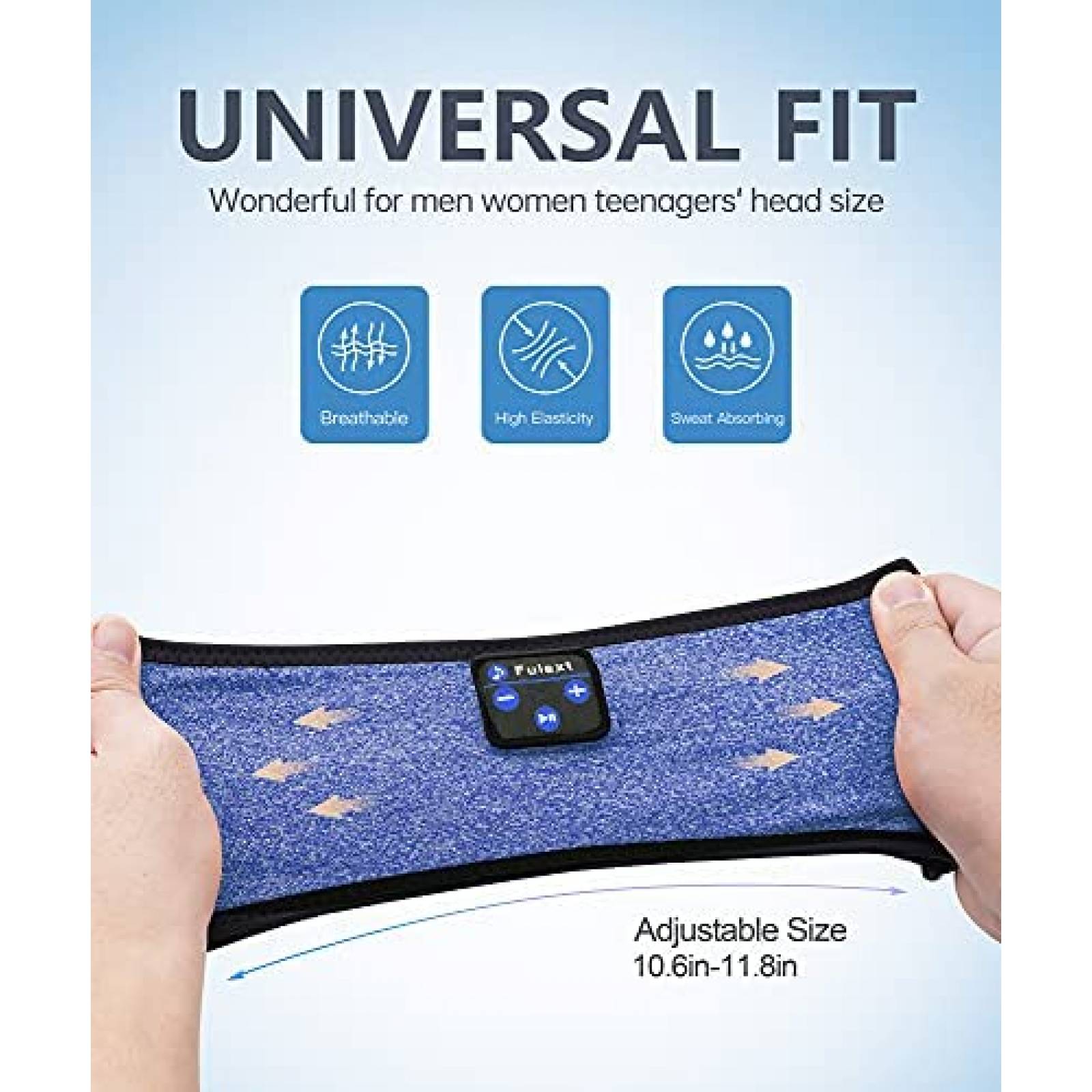 Diadema de auriculares Lavince Bluetooth deportivo -Azul