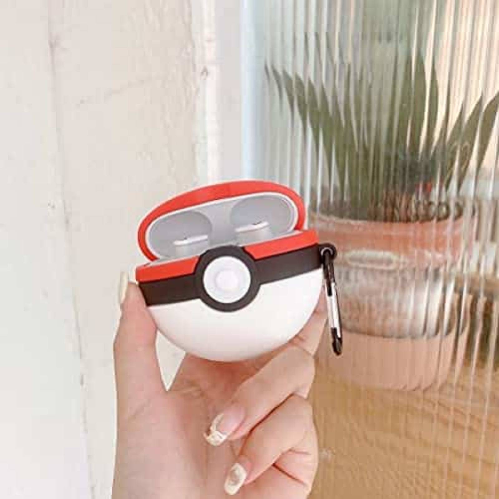 Funda 3D LLLLL para Beats Studio Buds 2021 -Pokemon Pokebola