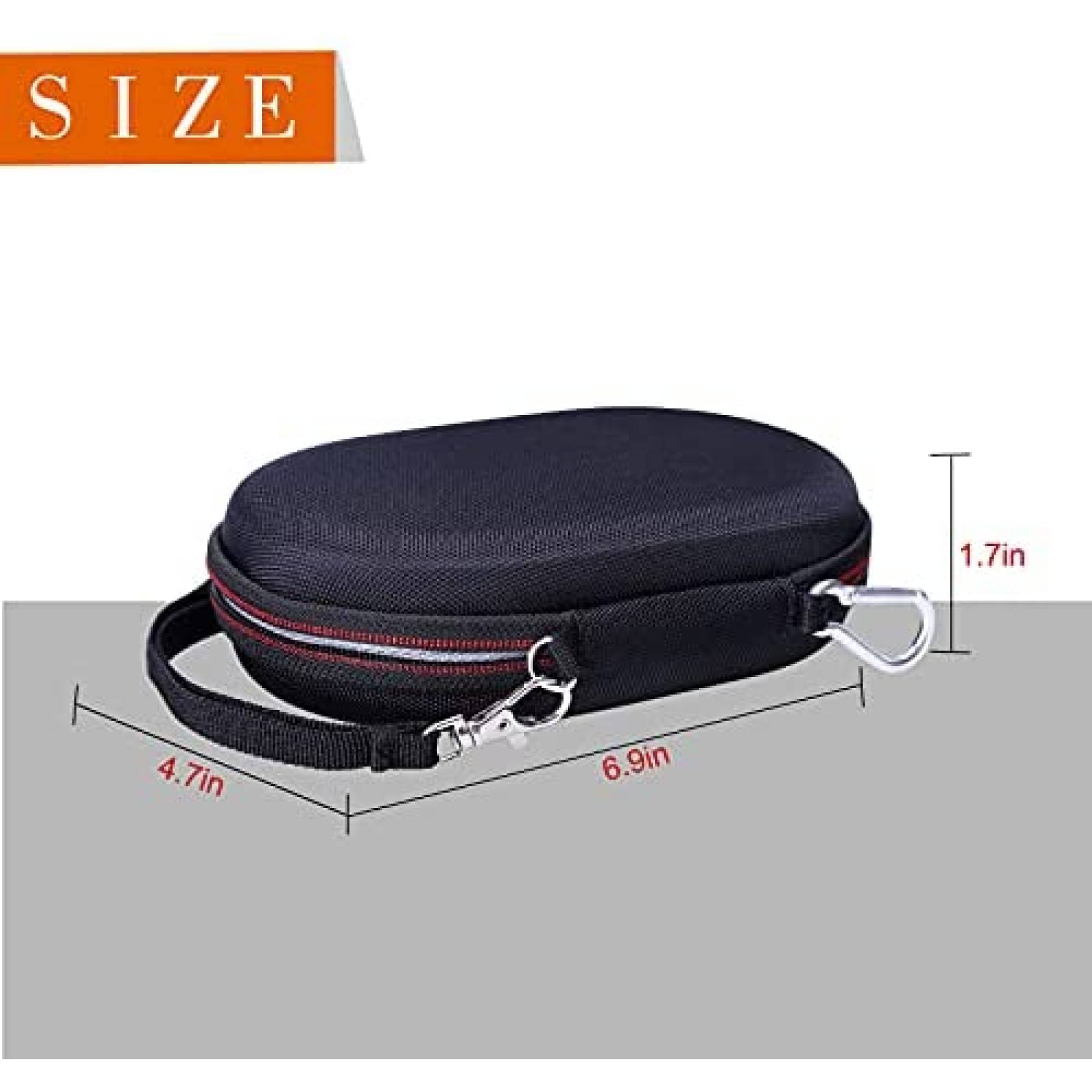 Estuche para auriculares LLTGEM EVA rigida protctora -Negro