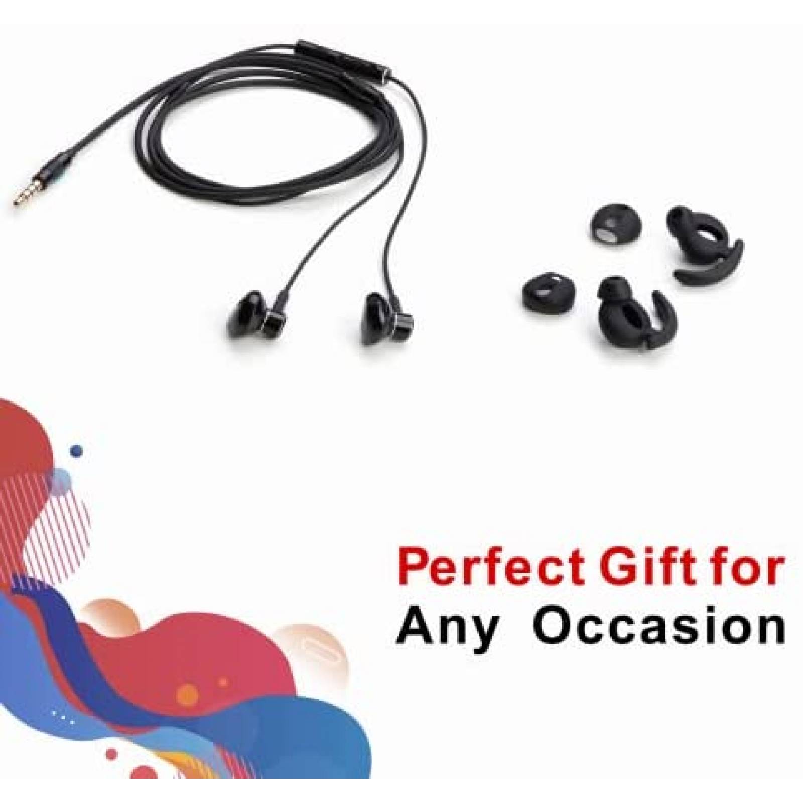 Audifonos alambricos LUDOS SPECTA con microfono -Negro