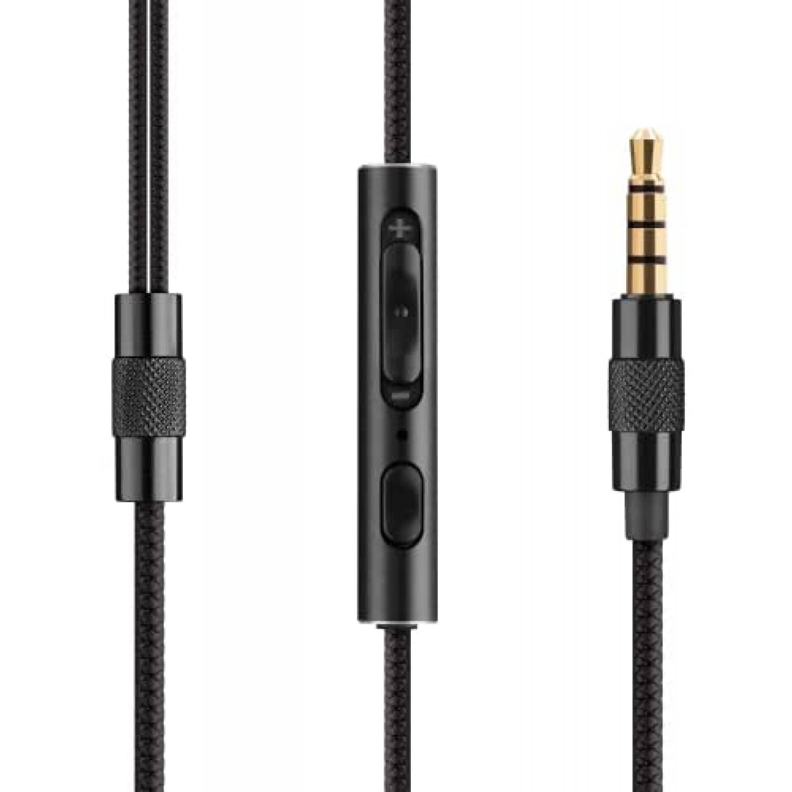 Audifonos alambricos LUDOS SPECTA con microfono -Negro