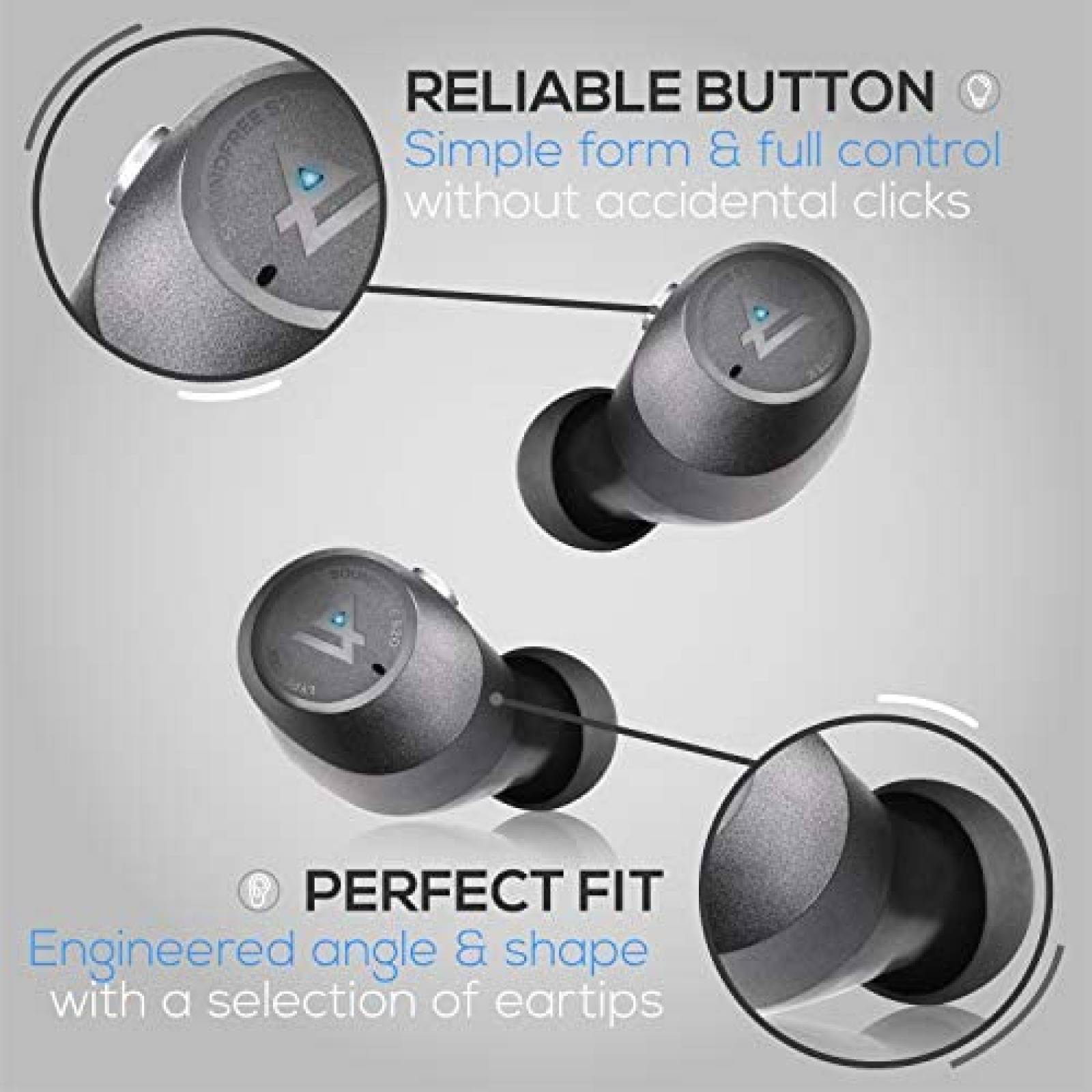 Auriculares Bluetooth Lypertek SoundFree S20 8+40H -Negro