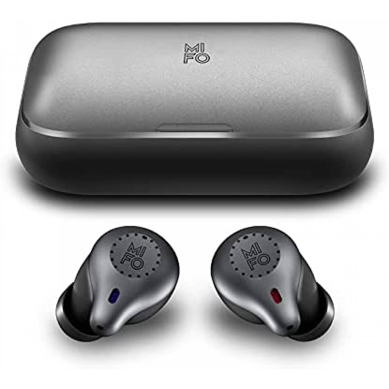 Audifonos Bluetooth MIFO O5 con Estuche Cargador -Gris