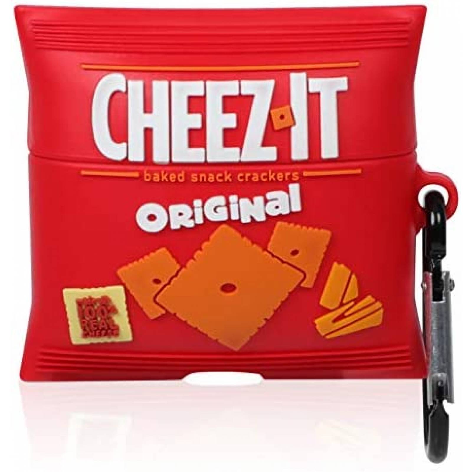 Funda para Airpod Pro Oqplog de silicona Galleta Chezz -Rojo