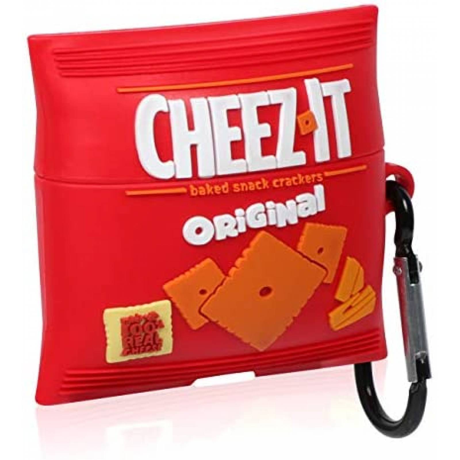 Funda para Airpod Pro Oqplog de silicona Galleta Chezz -Rojo