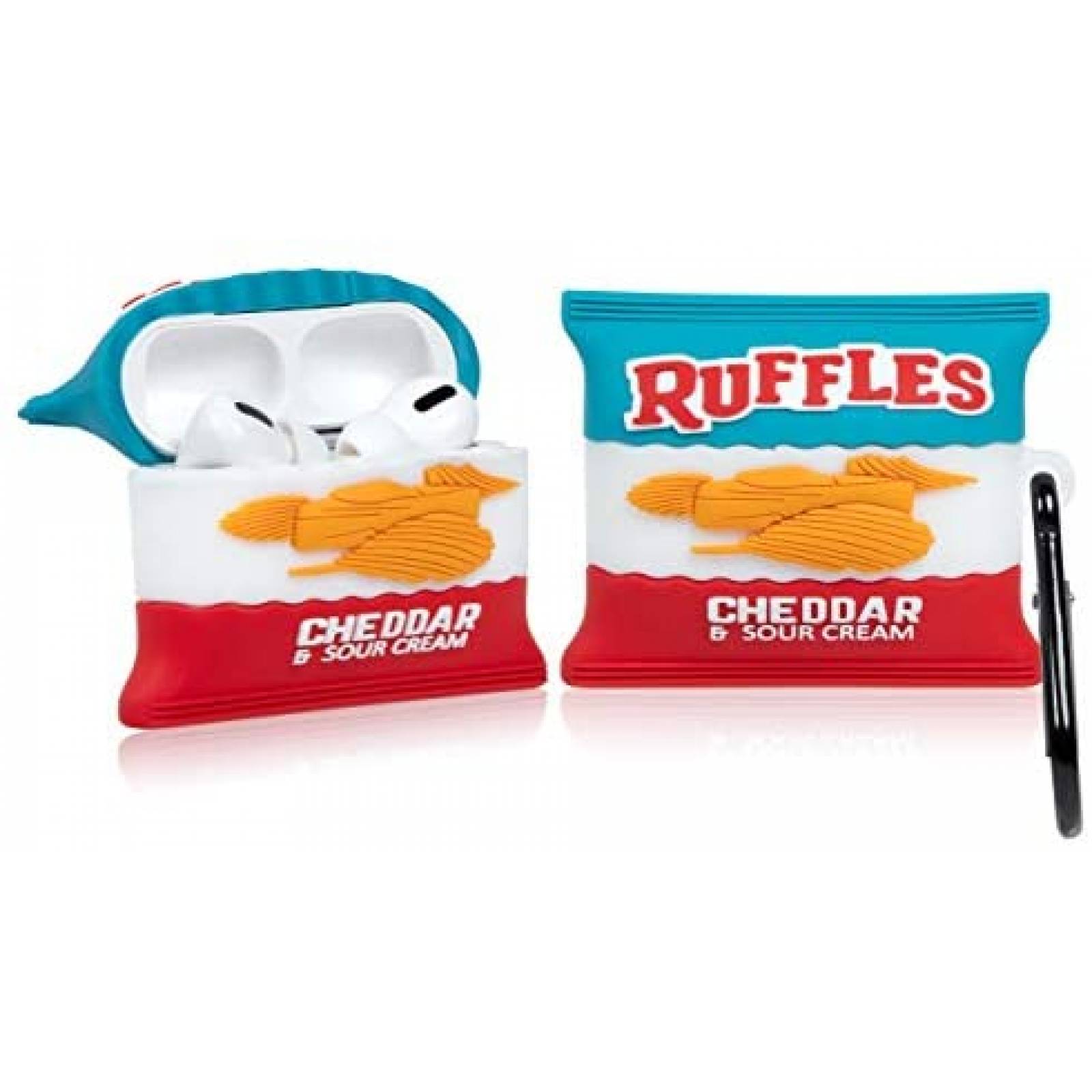 Funda de Silicon Oqplog para AirPod Pro Ruffles -Multicolor