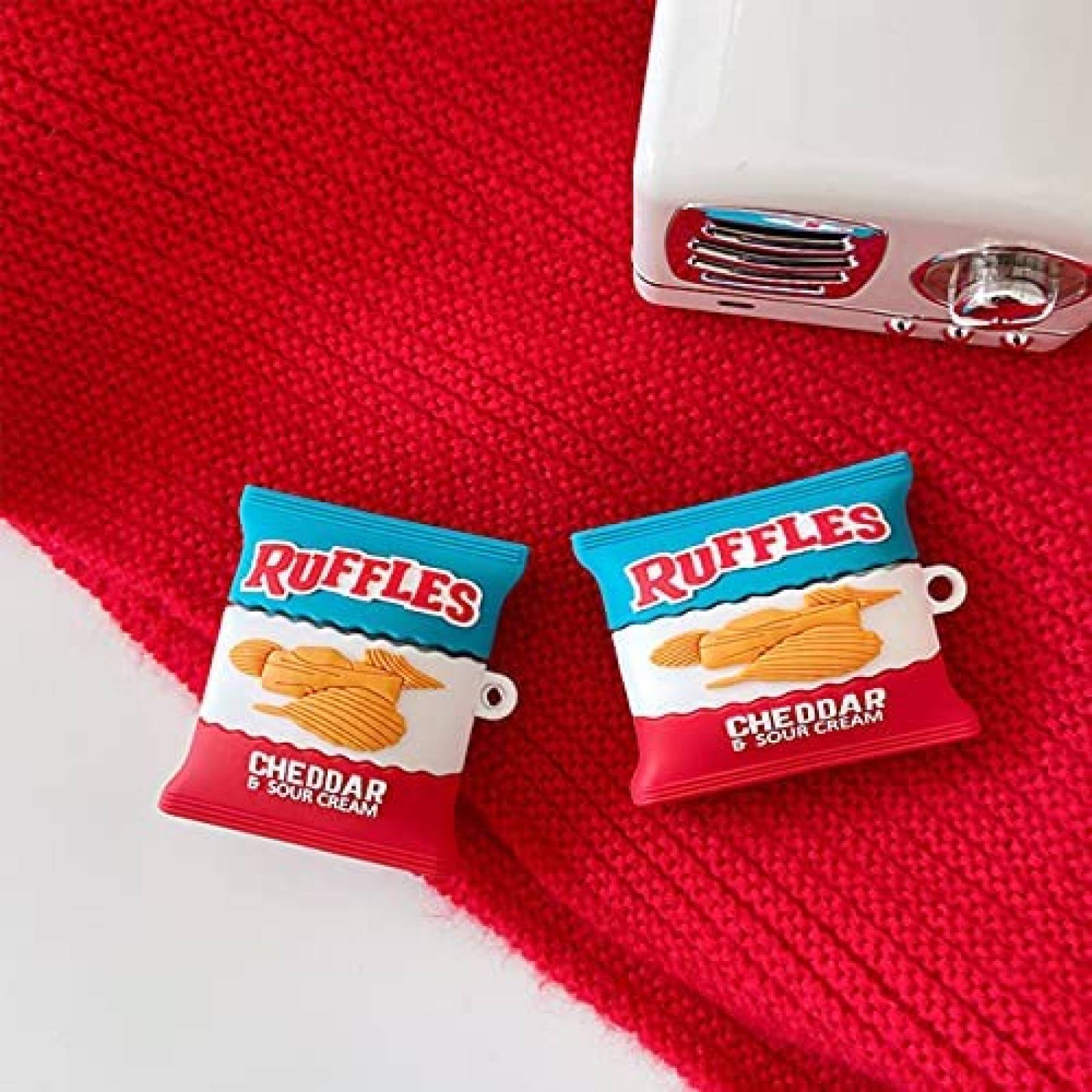 Funda de Silicon Oqplog para AirPod Pro Ruffles -Multicolor