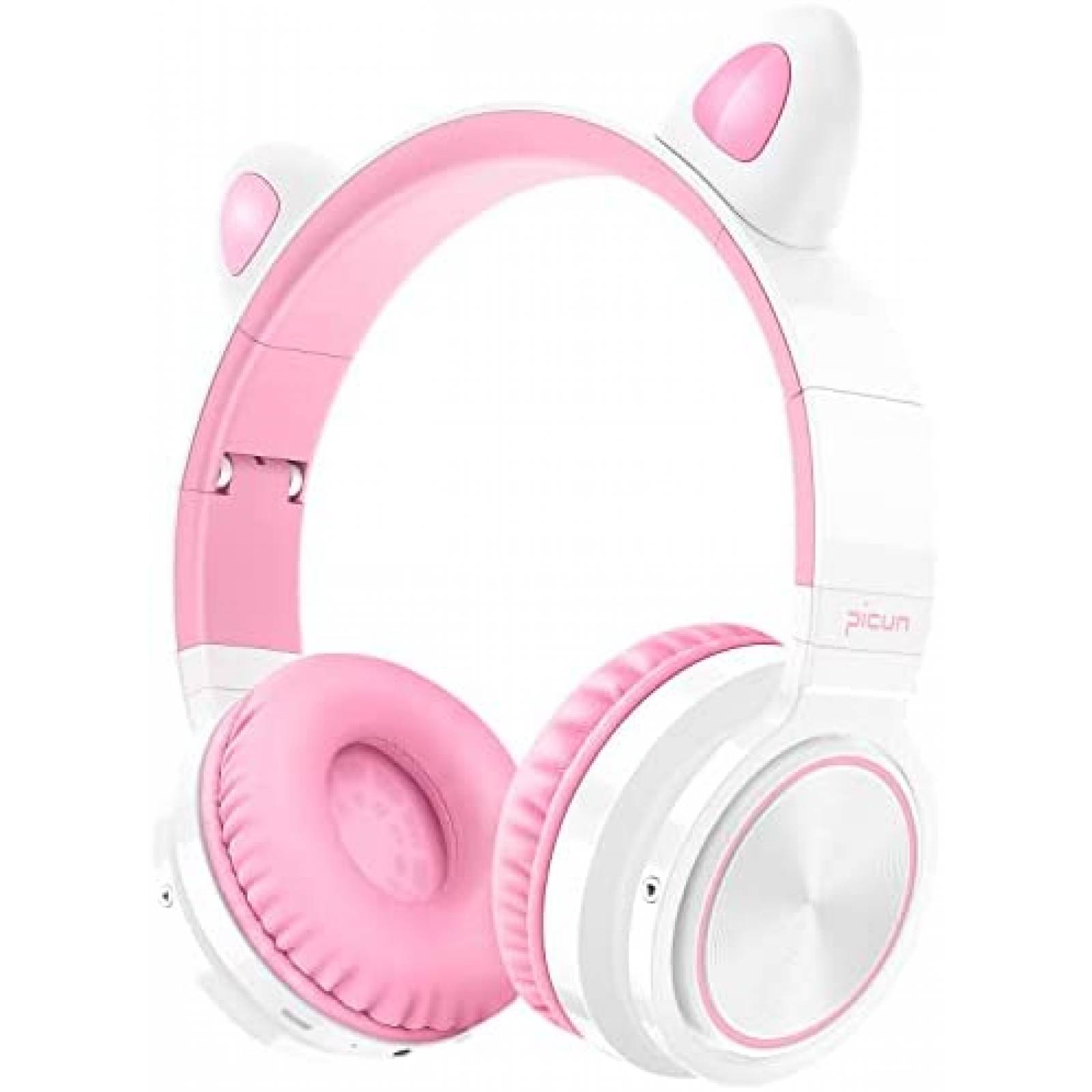 Audifonos Pincun Cat Ear Inalambricos Con Microfono -Rosa